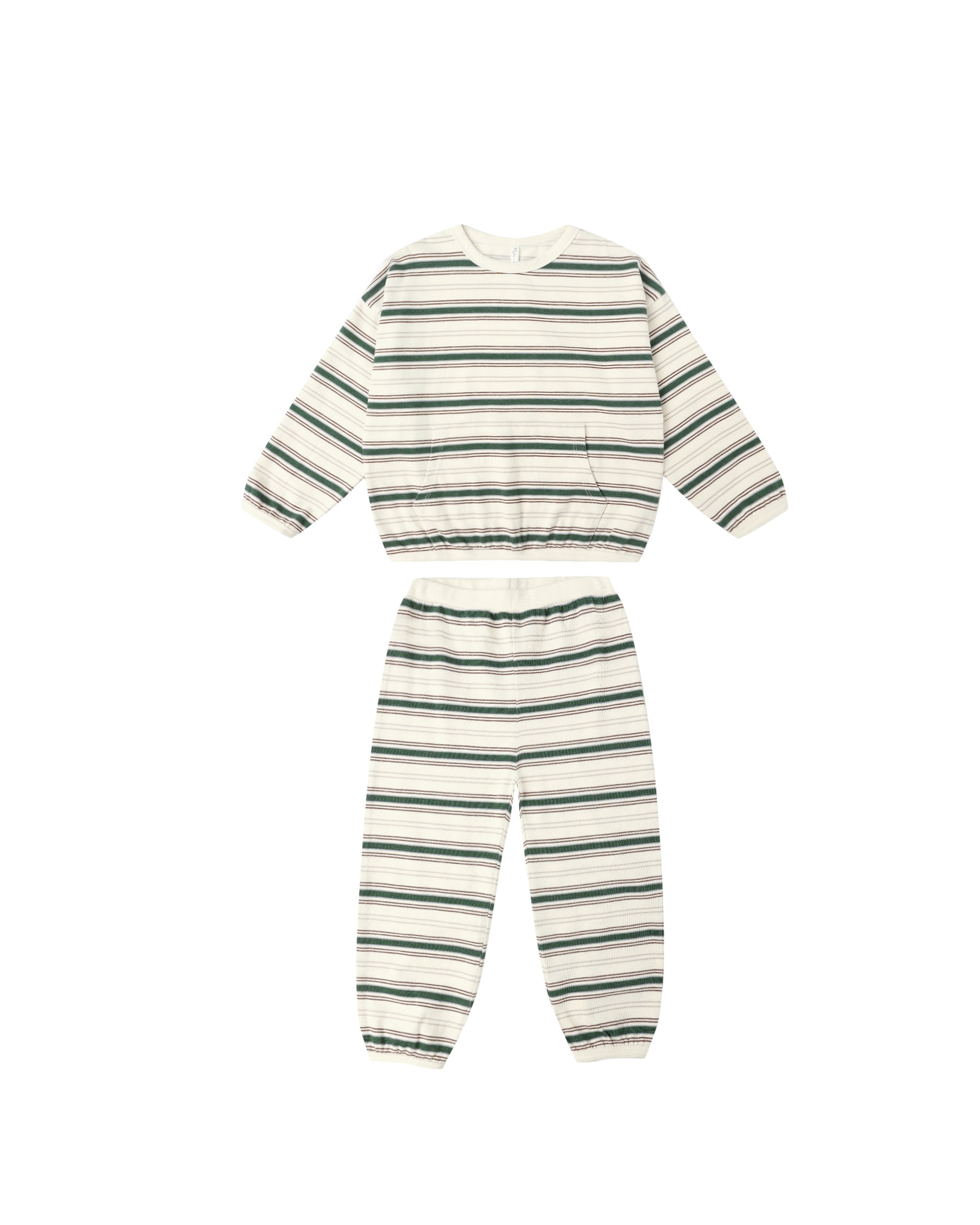 Relaxed Set || Retro Stripe - Stone