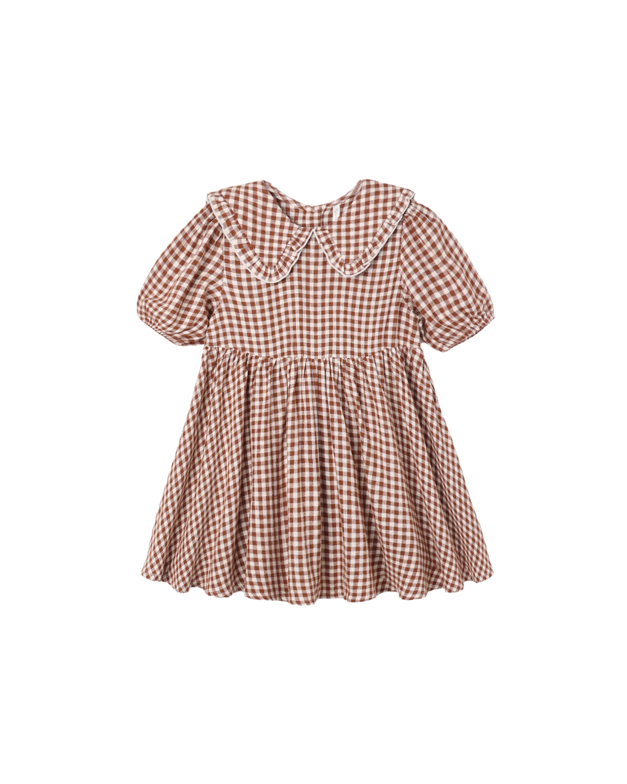 Camille Dress - Brick Check