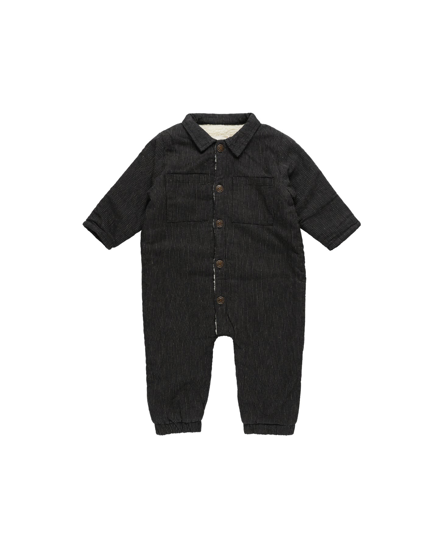 BABY JUMPSUIT || BLACK STRIPE