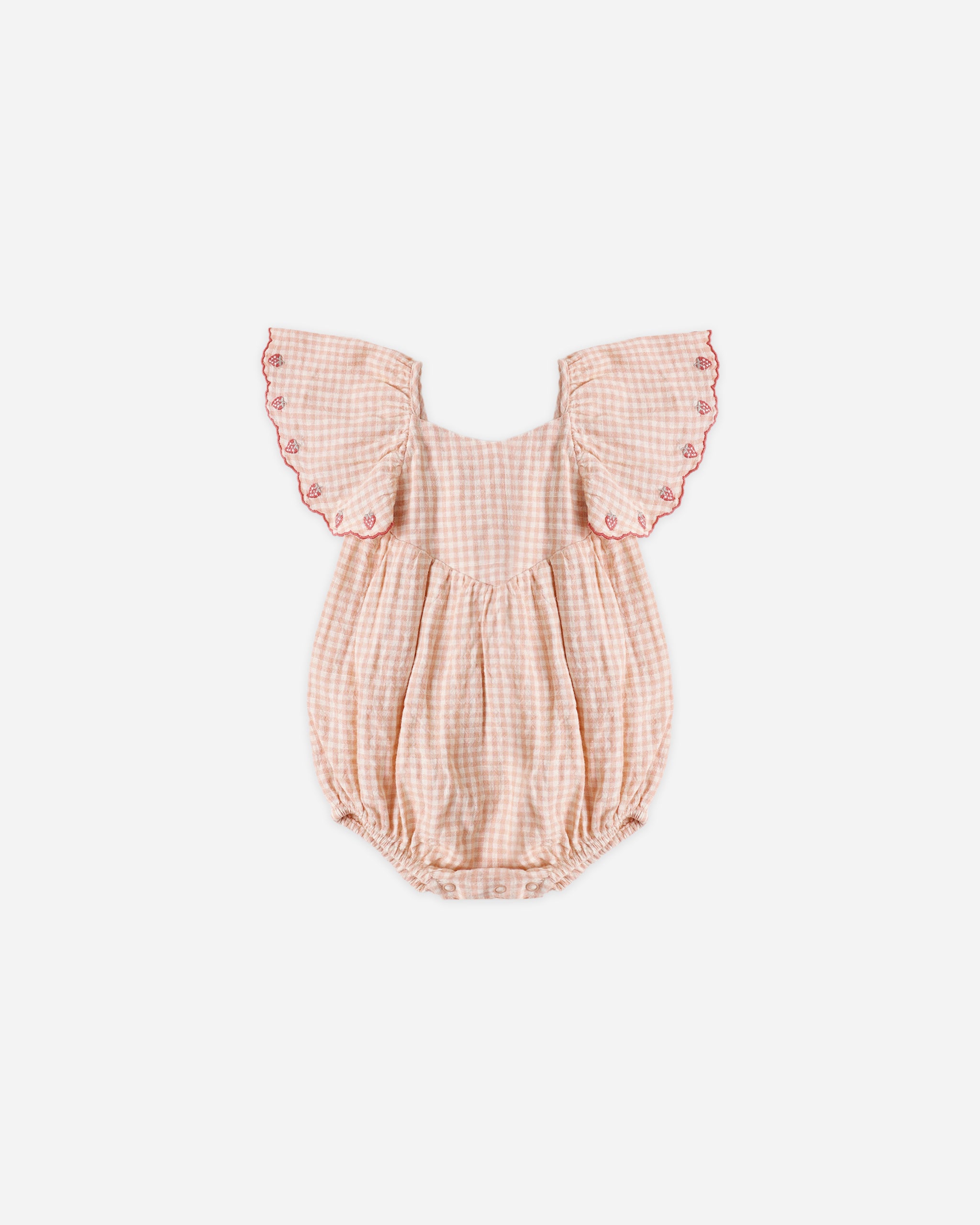 Roxy Romper || Petal Gingham