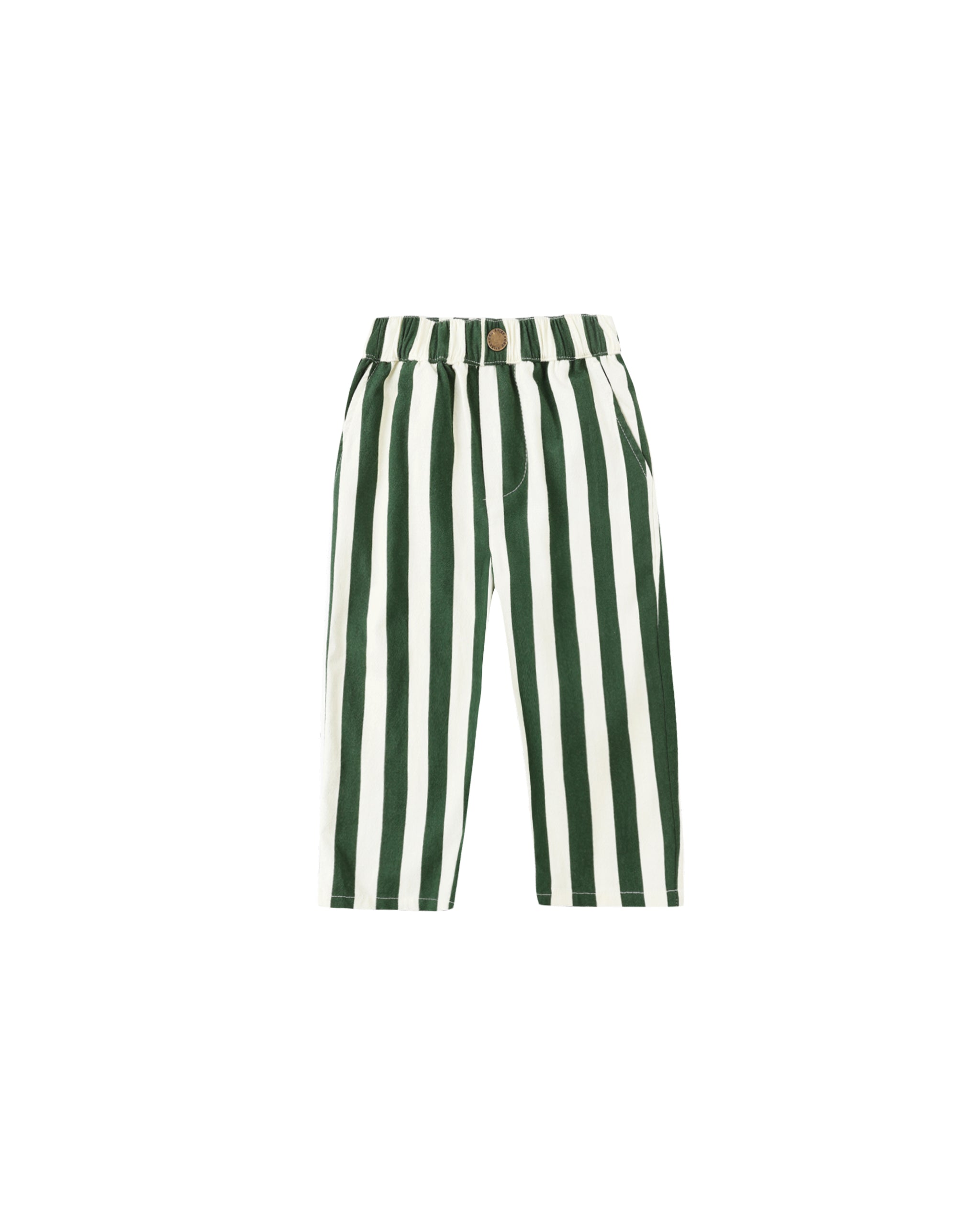 Baggy Pant || Green Stripe