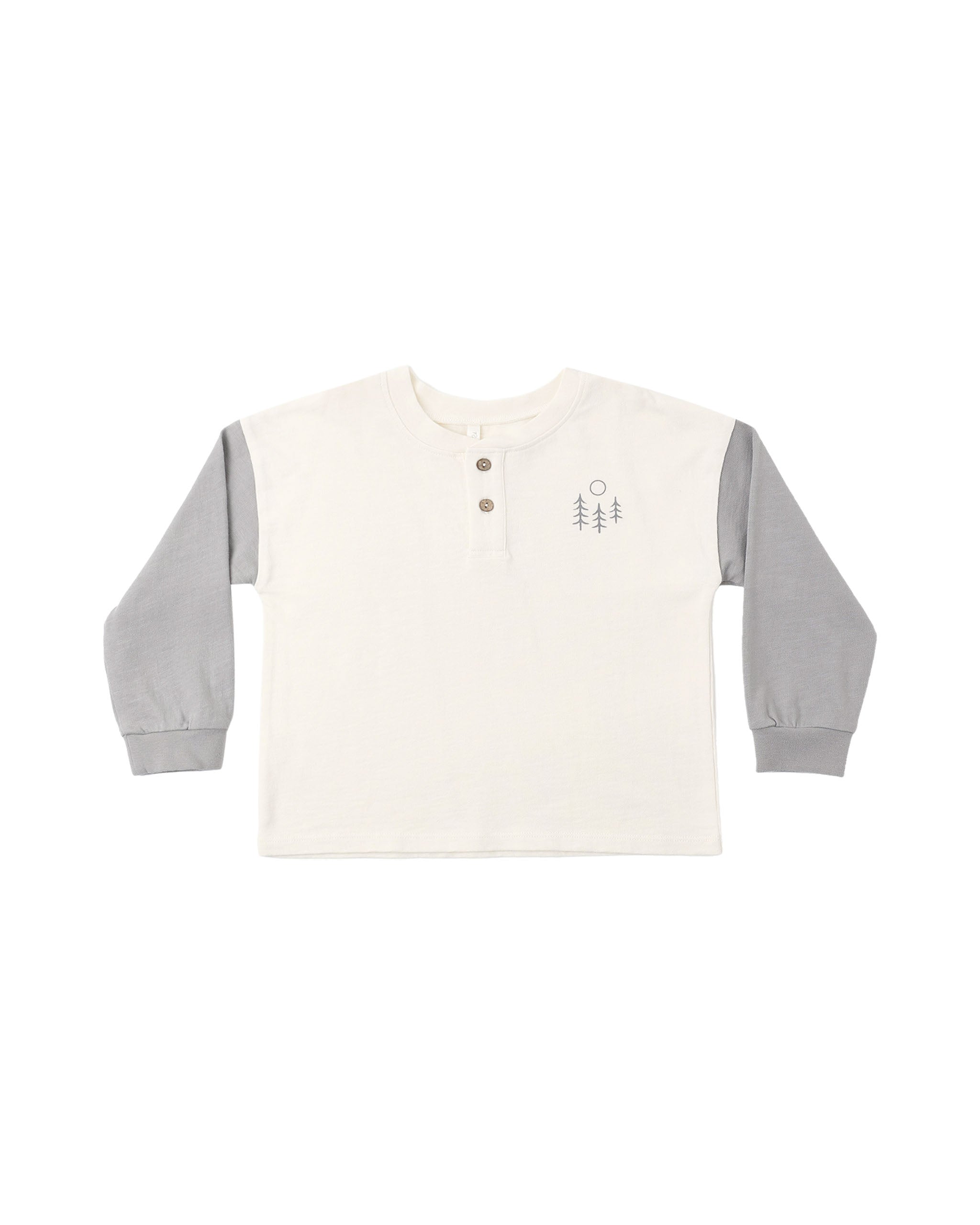 Relaxed Long Sleeve Henley - Made for Adventure Ivory