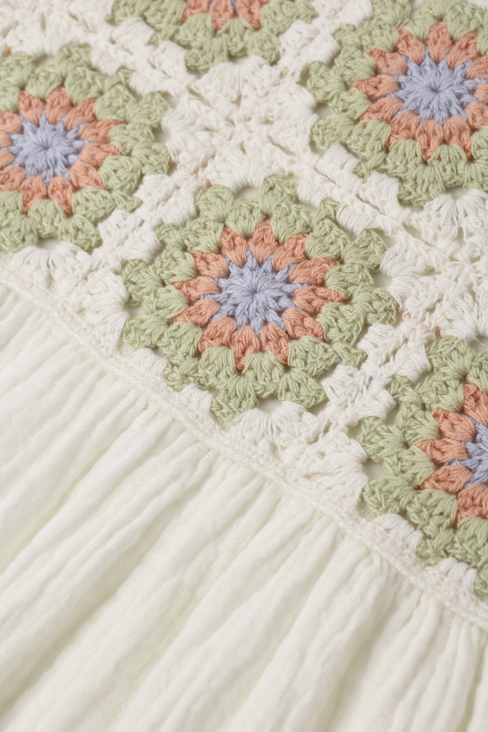 Crochet Sundress || Citron Daisy Check