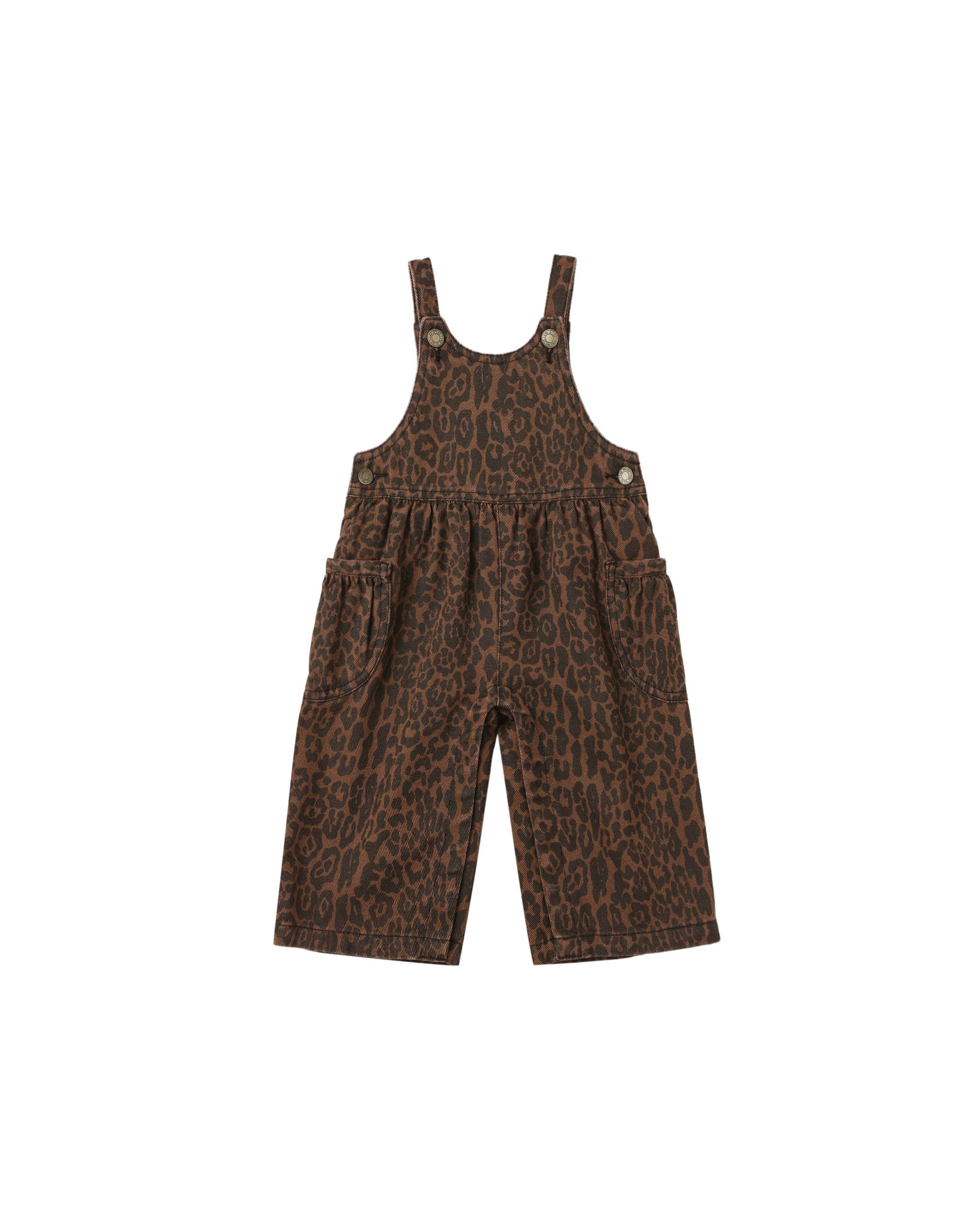 Wide Leg Overall || Leopard