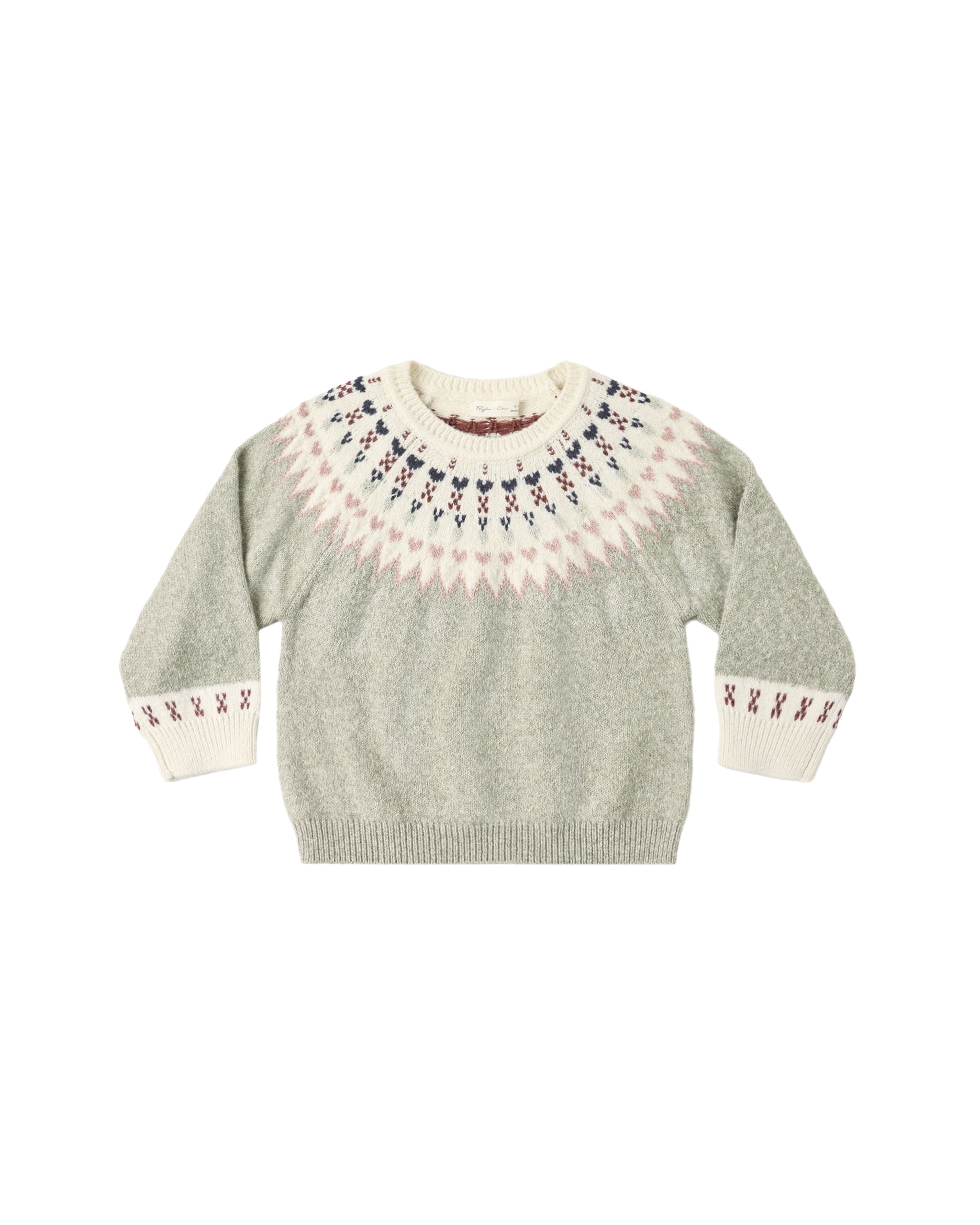 Fair Isle Sweater - Sage
