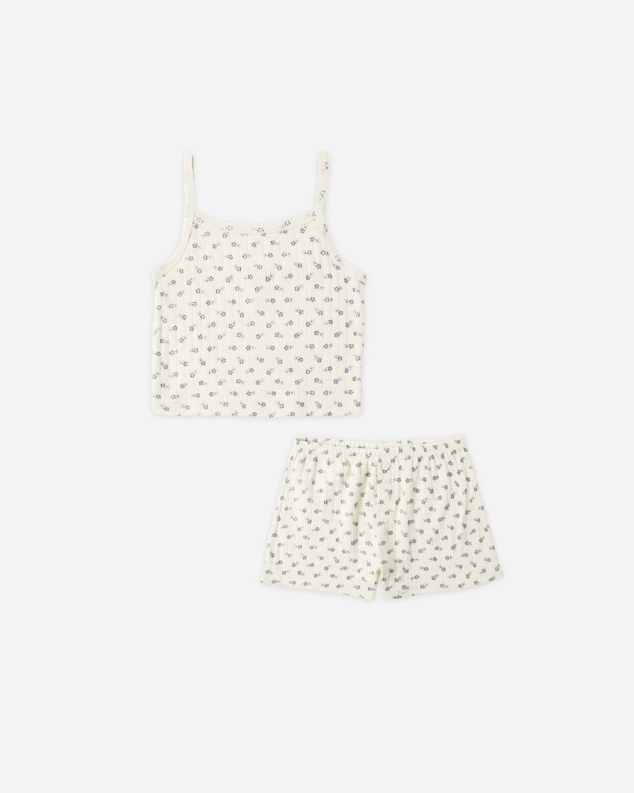 Pointelle Lounge Set || Natural
