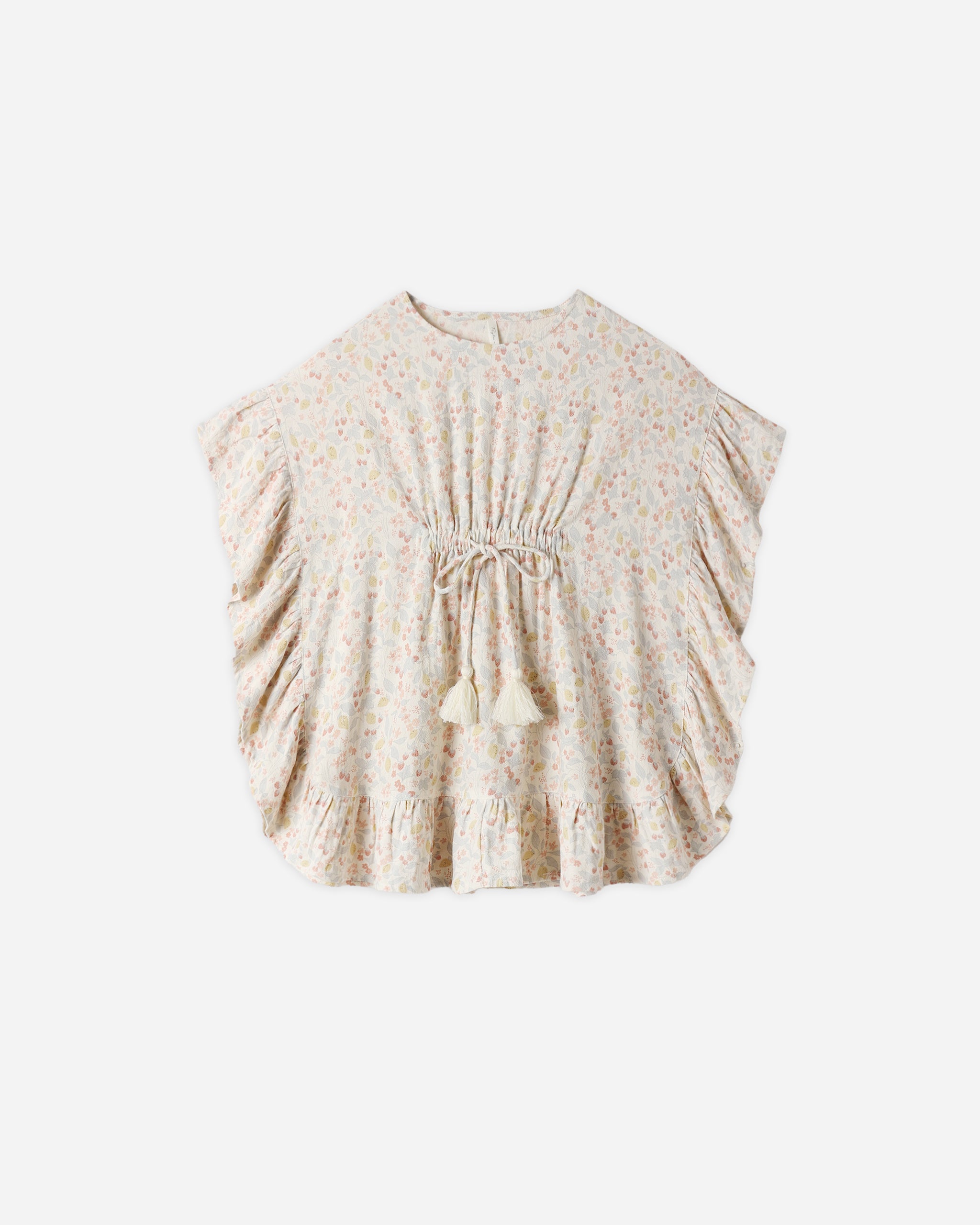 Kaftan Cover Up Summer Garden - Ivory