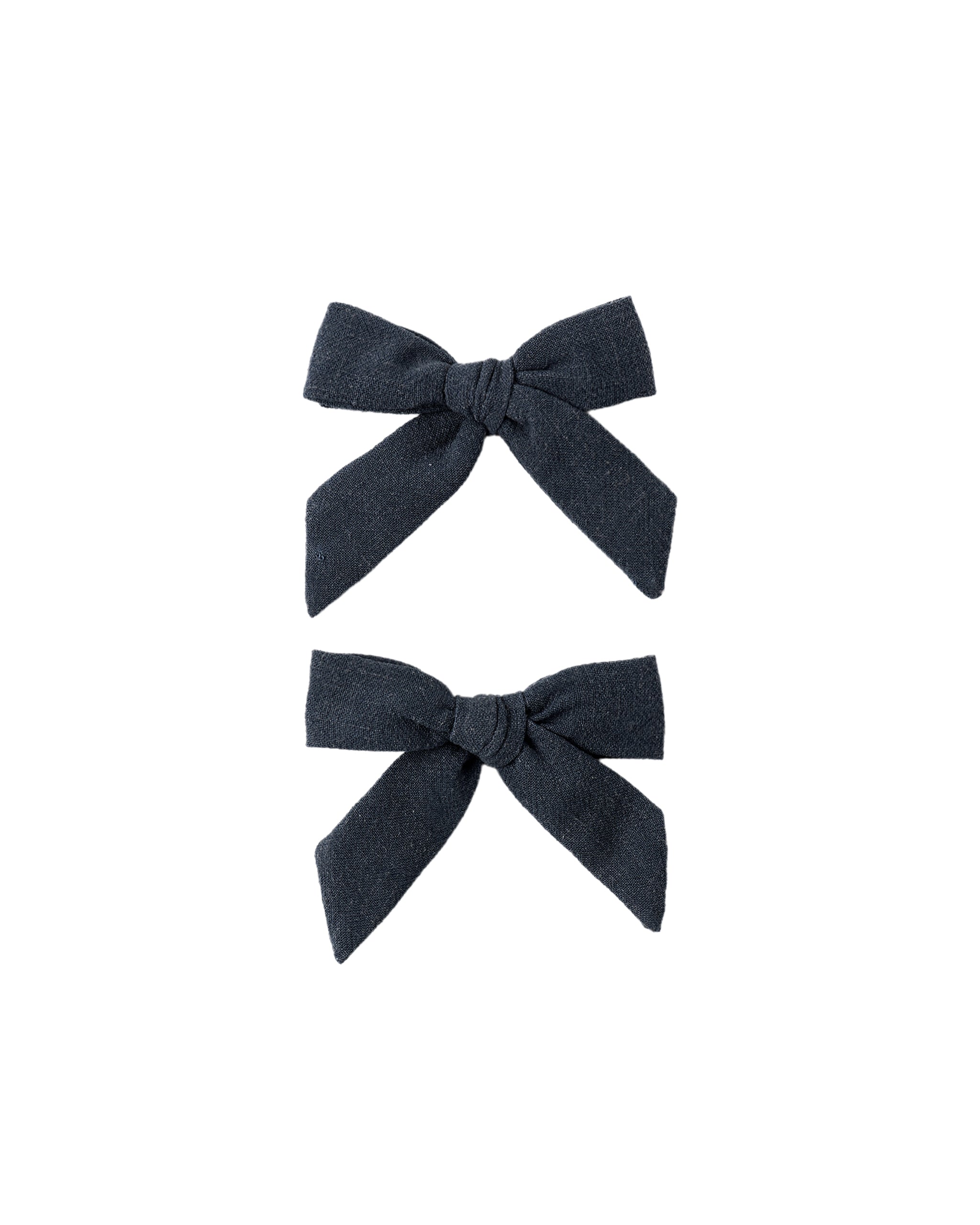 Bows, Set of 2 || Navy