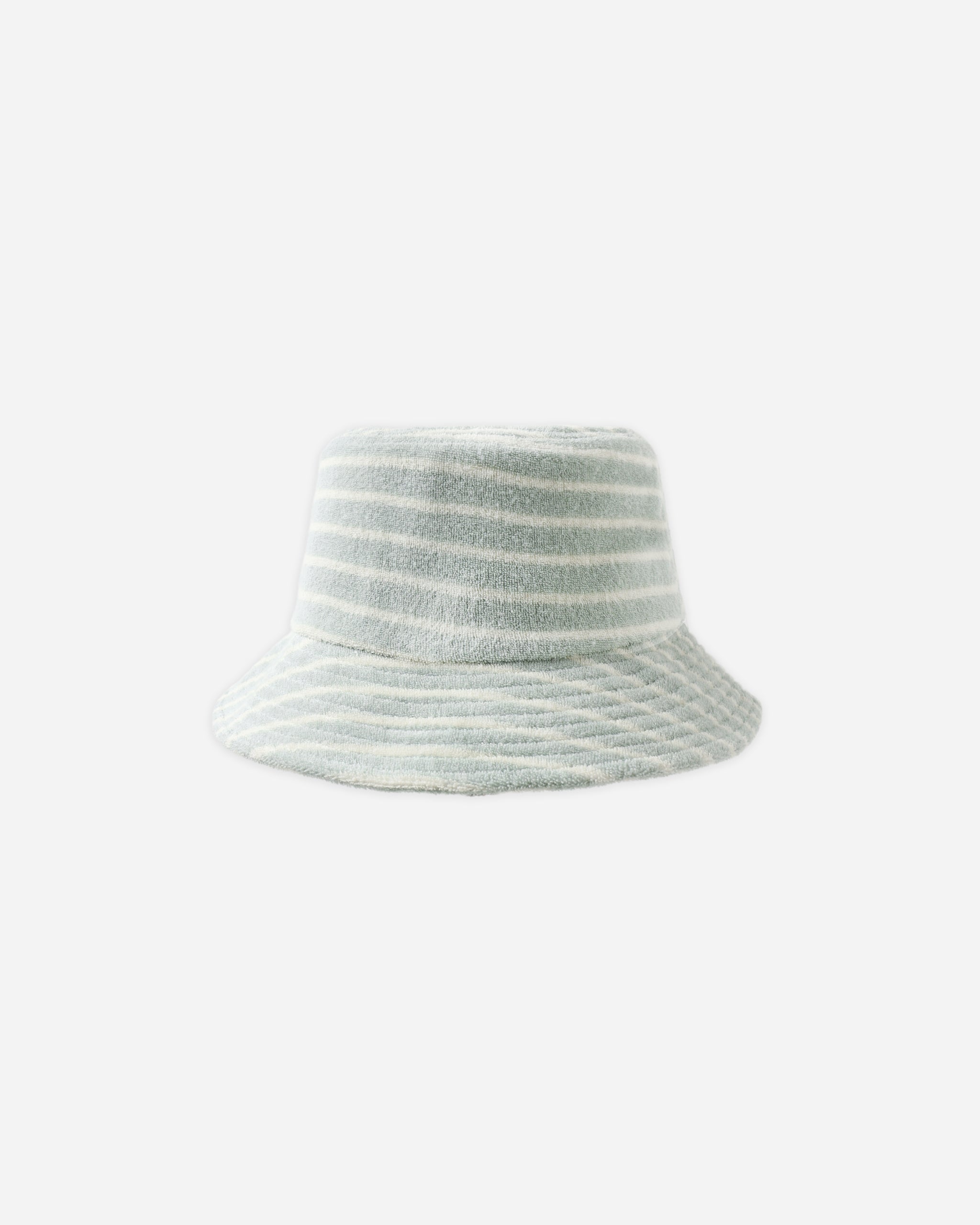 Bucket Hat || Seafoam Terry Stripe