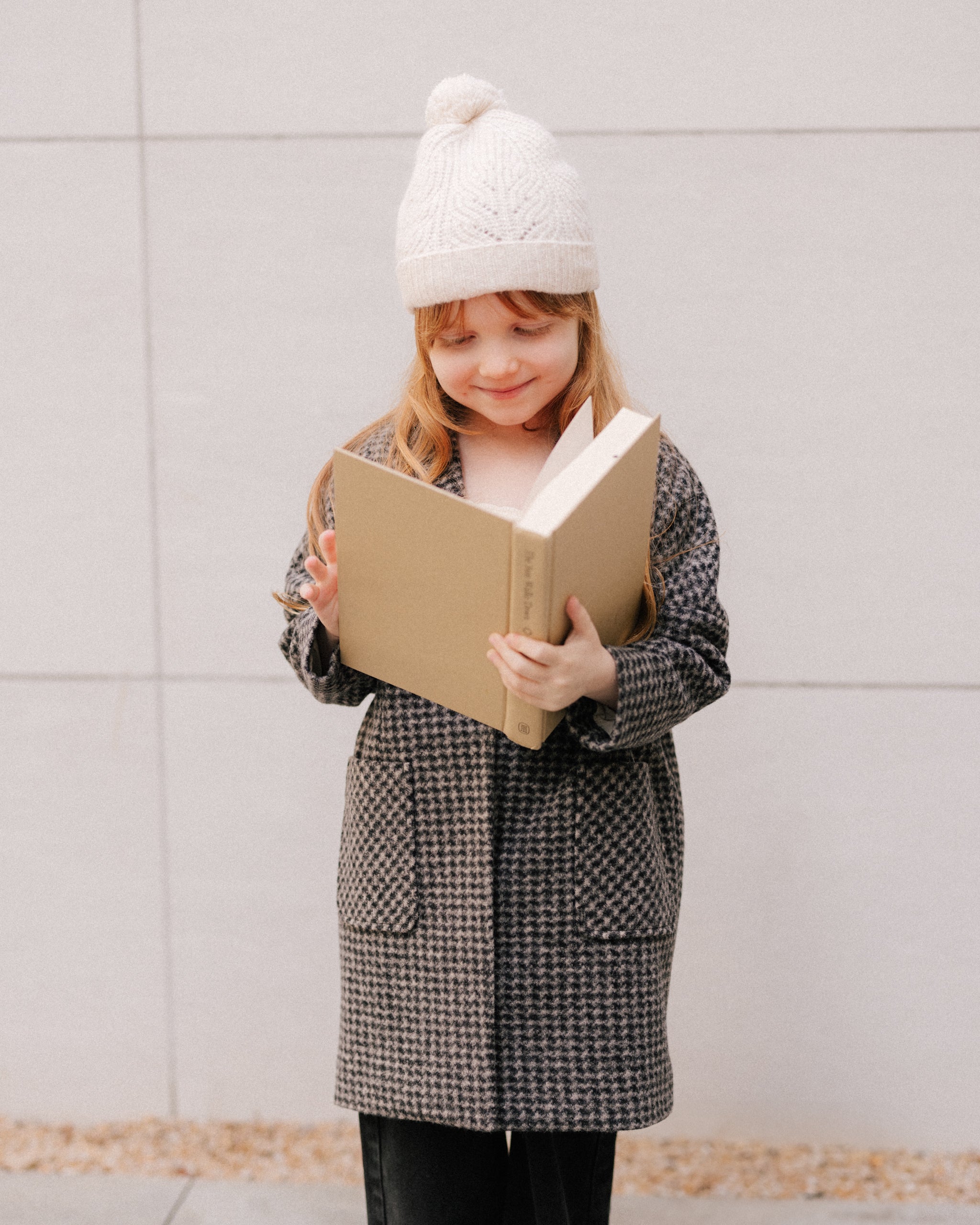 Longline Coat || Micro Check