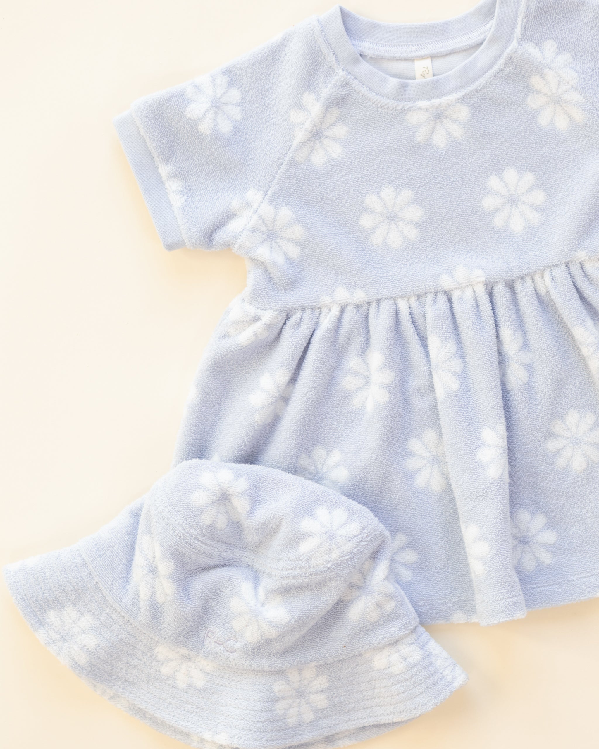Raglan Dress || Periwinkle Daisy