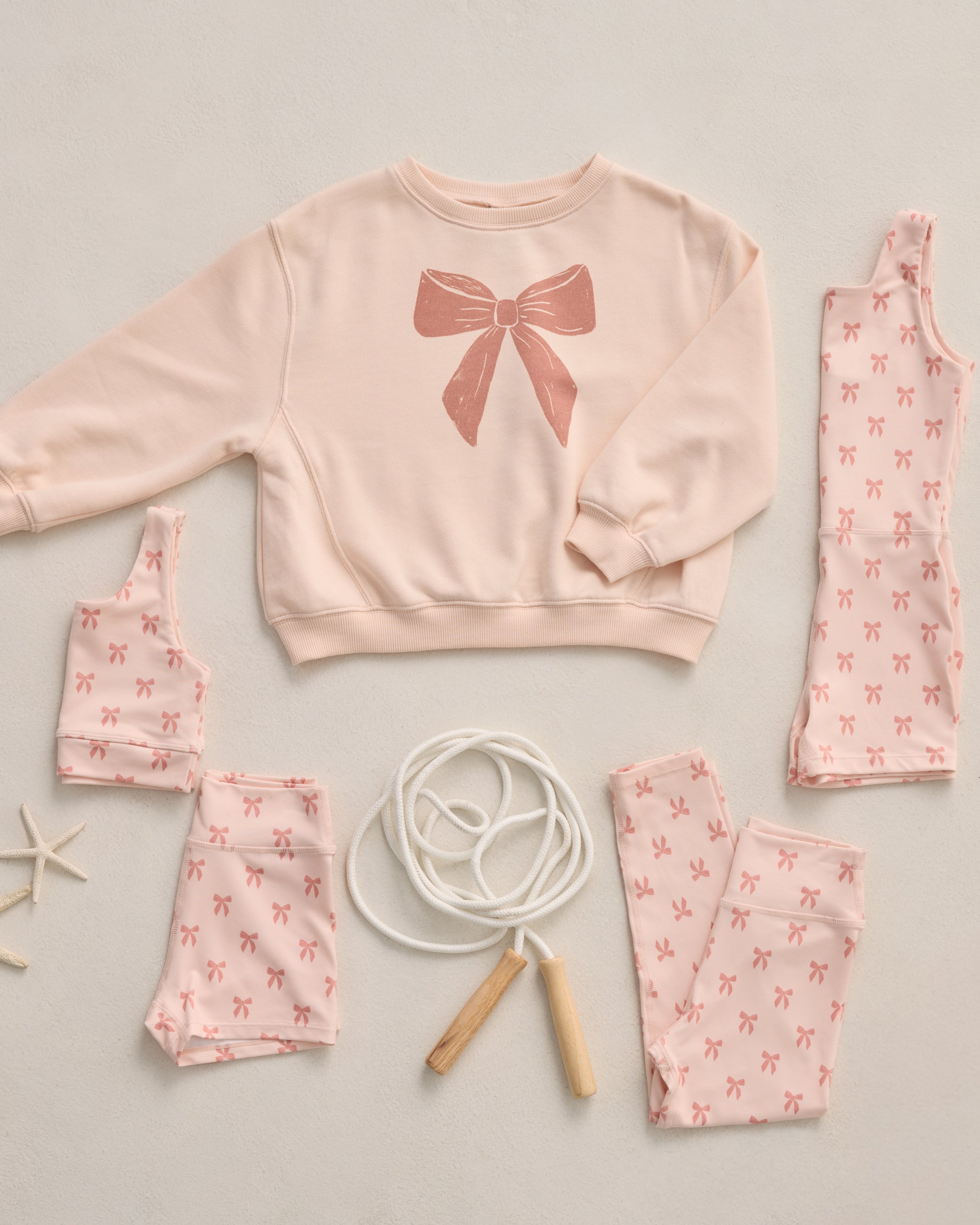 Malibu Bodysuit Bows - Pink