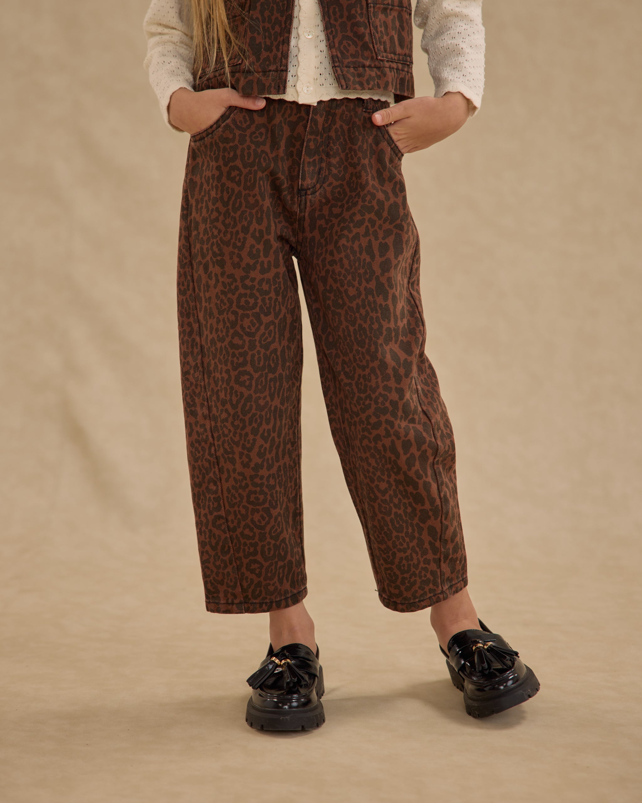 Barrel Pant || Leopard