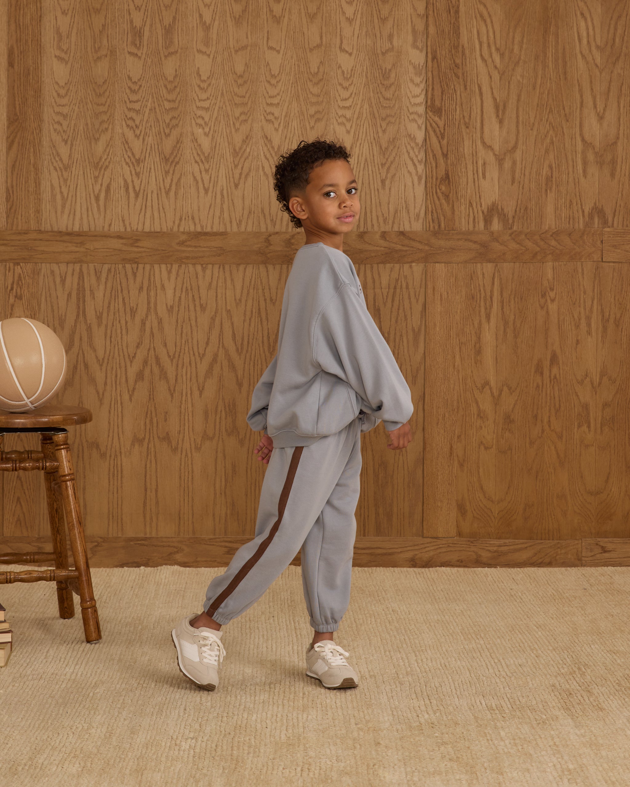 Relaxed Jogger || Dusty Blue
