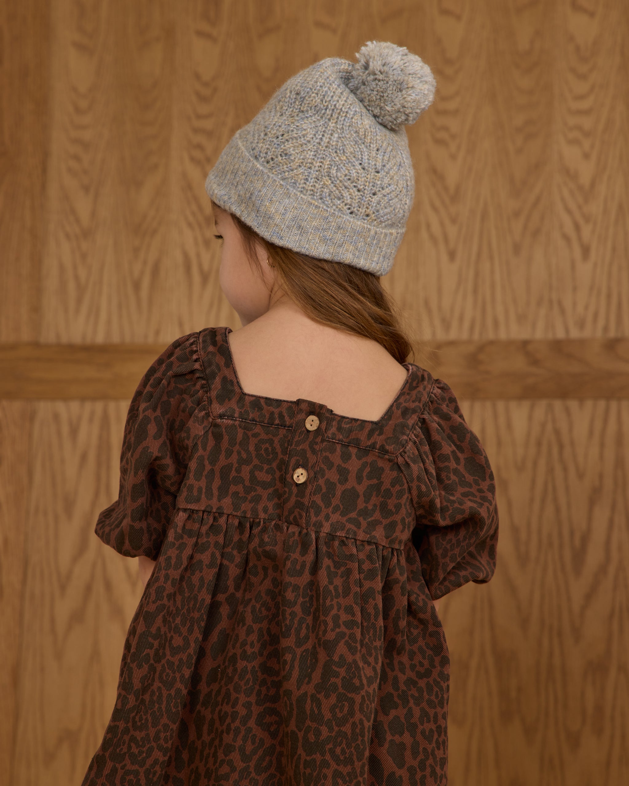 Gretta Babydoll Dress || Leopard