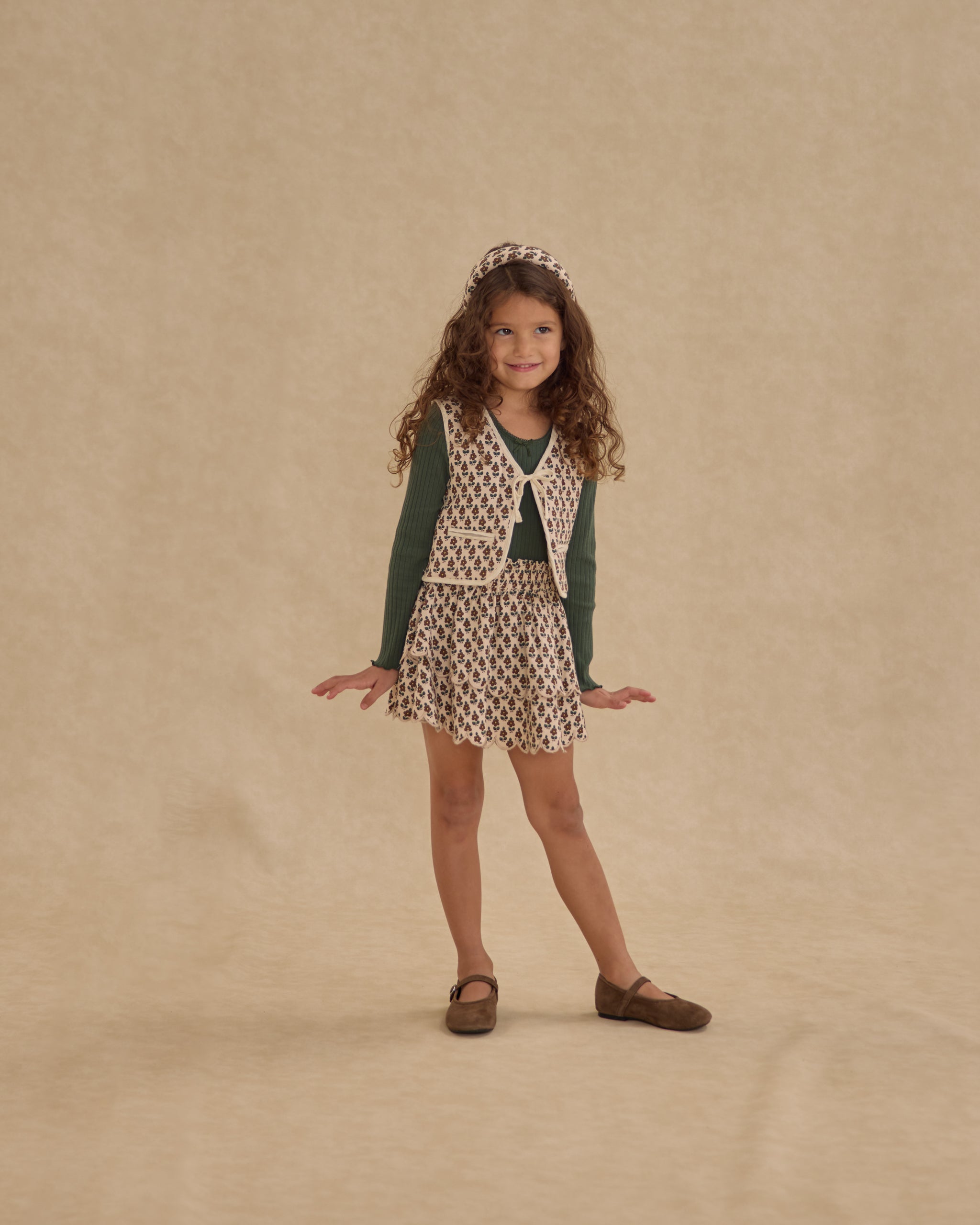 Rose Mini Skirt || Harvest Floral