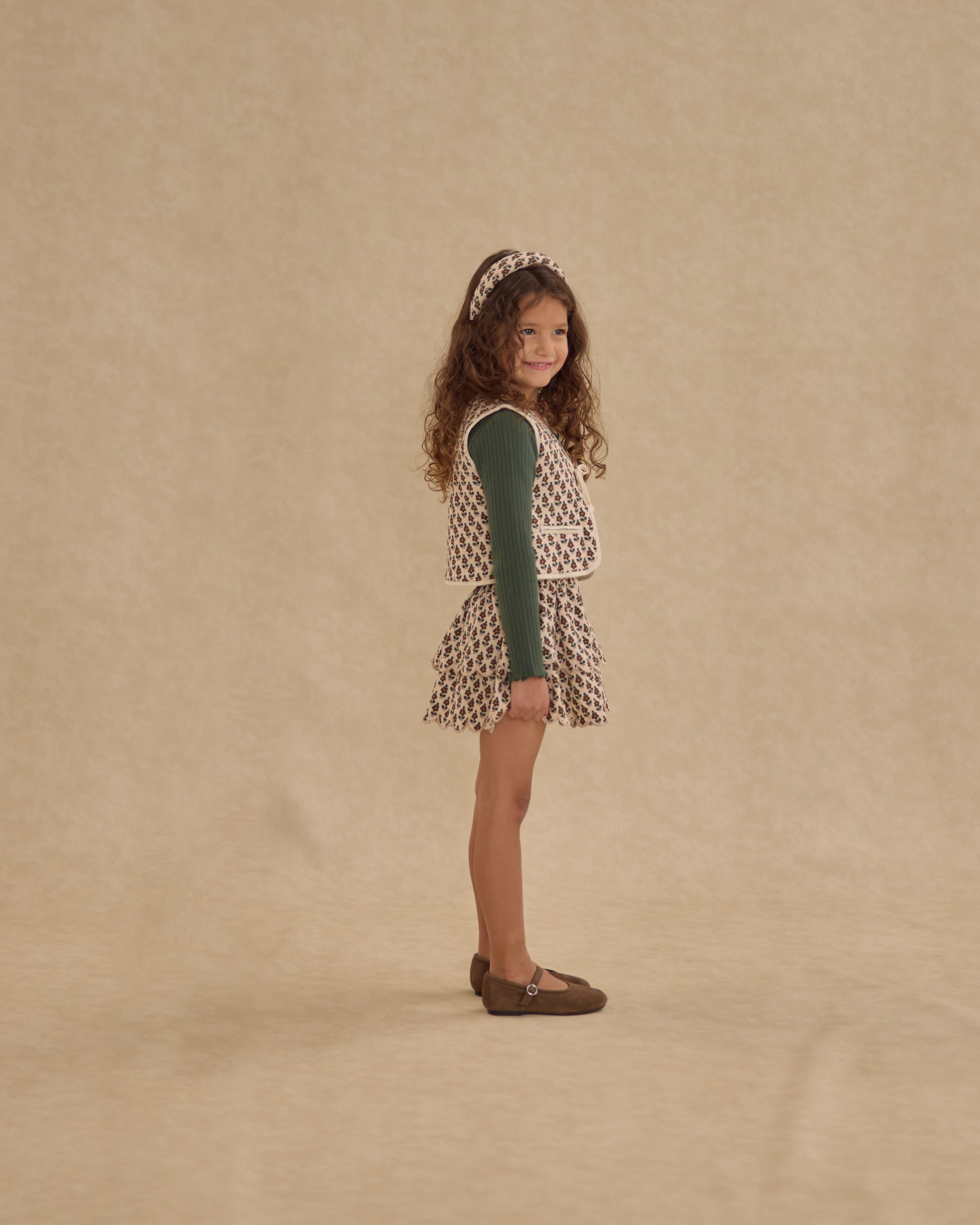 Rose Mini Skirt || Harvest Floral