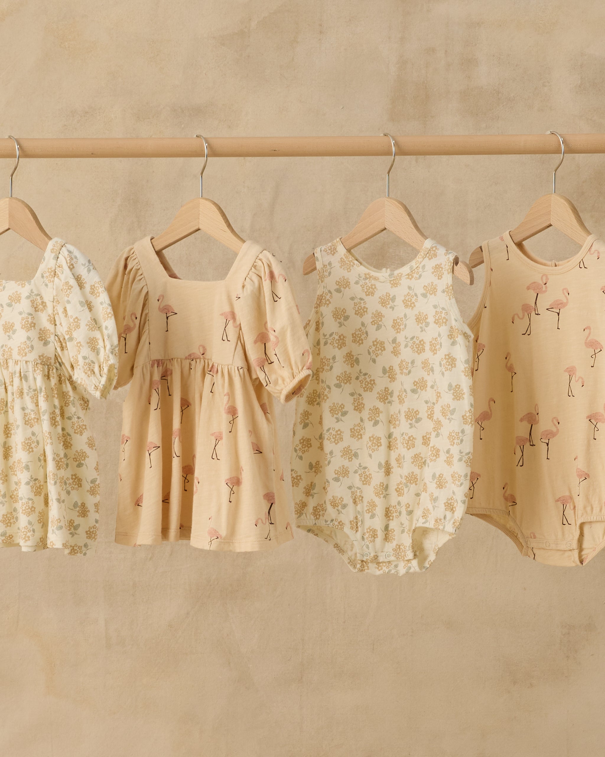 Bubble Onesie || Yellow Ditsy