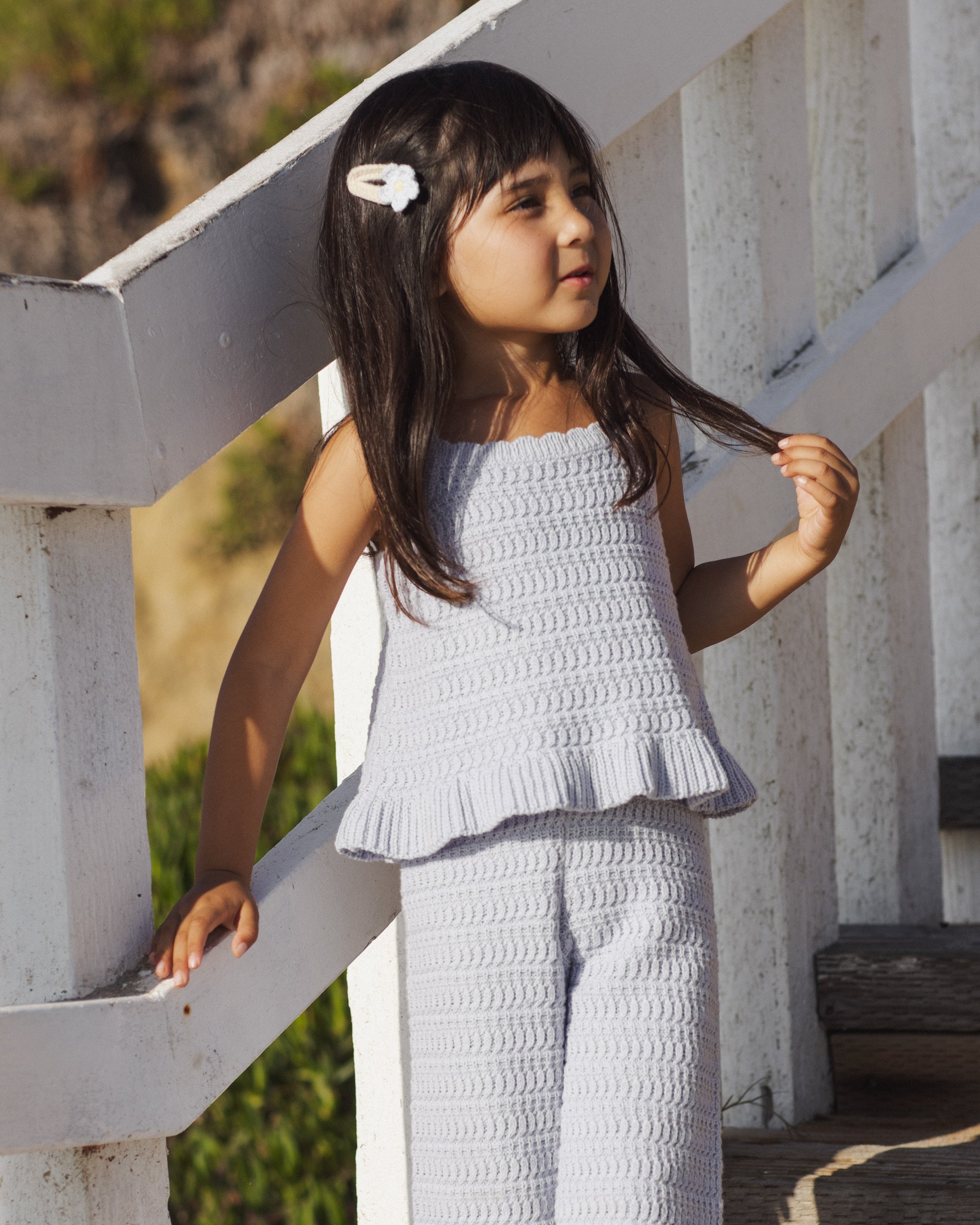 Mari Knit Set || Periwinkle