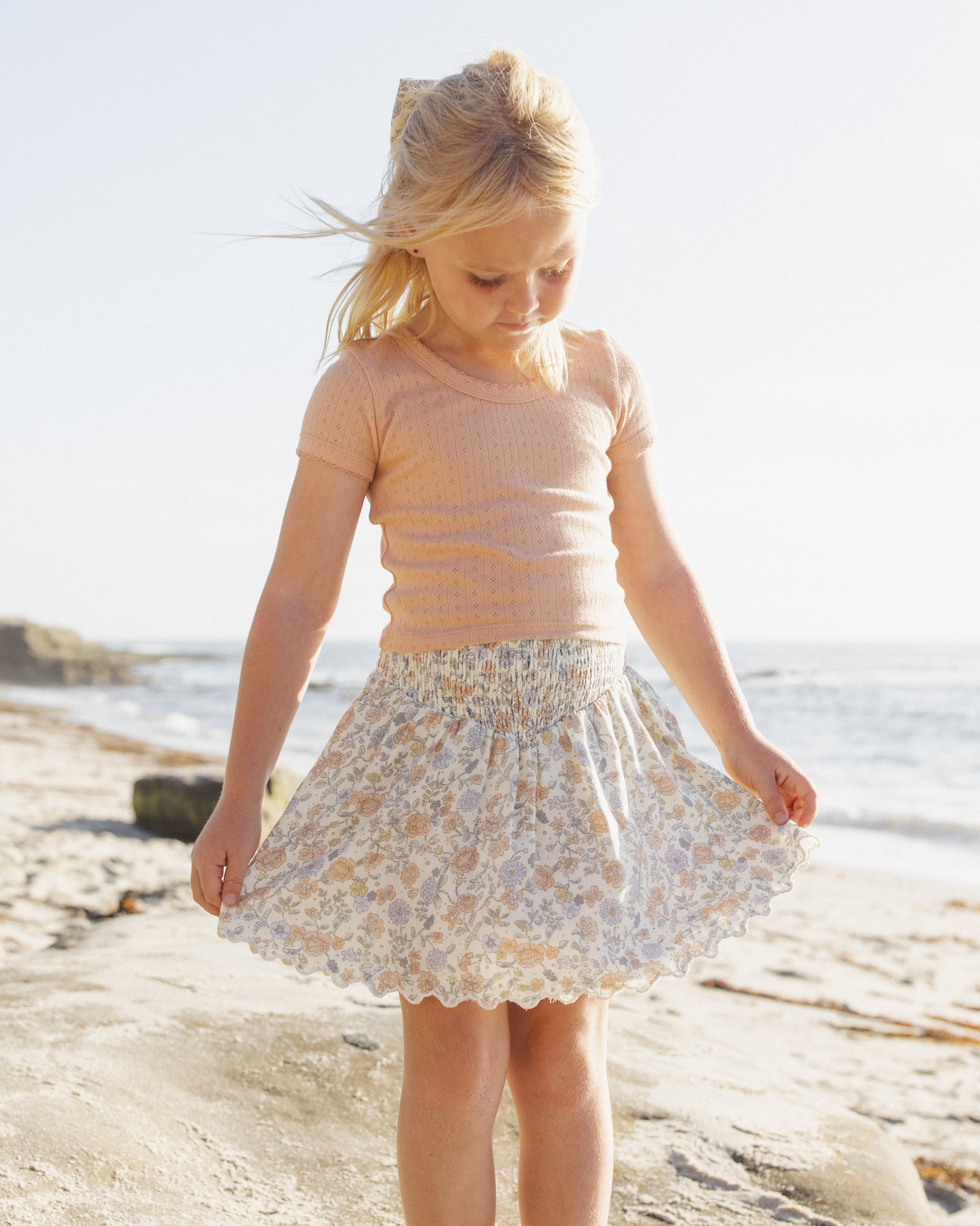 Pointelle Tee || Melon