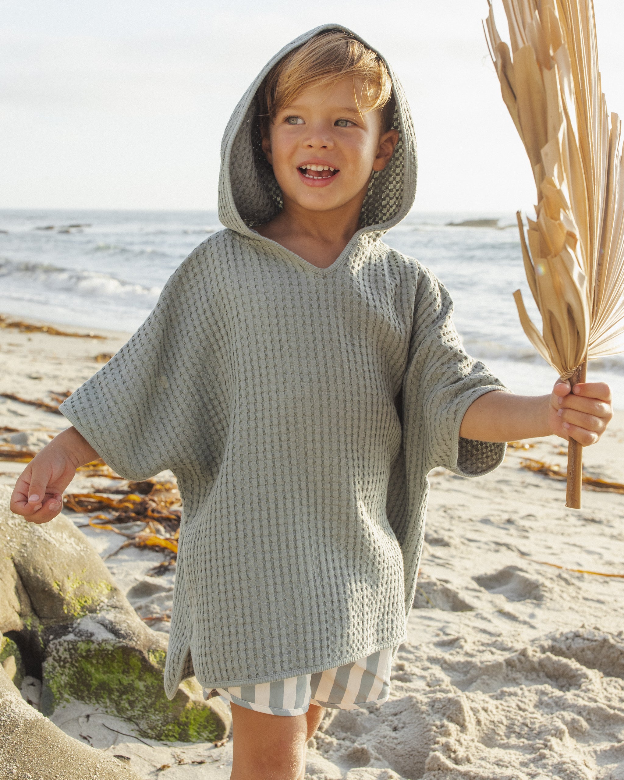 Beach Poncho || Sea Green