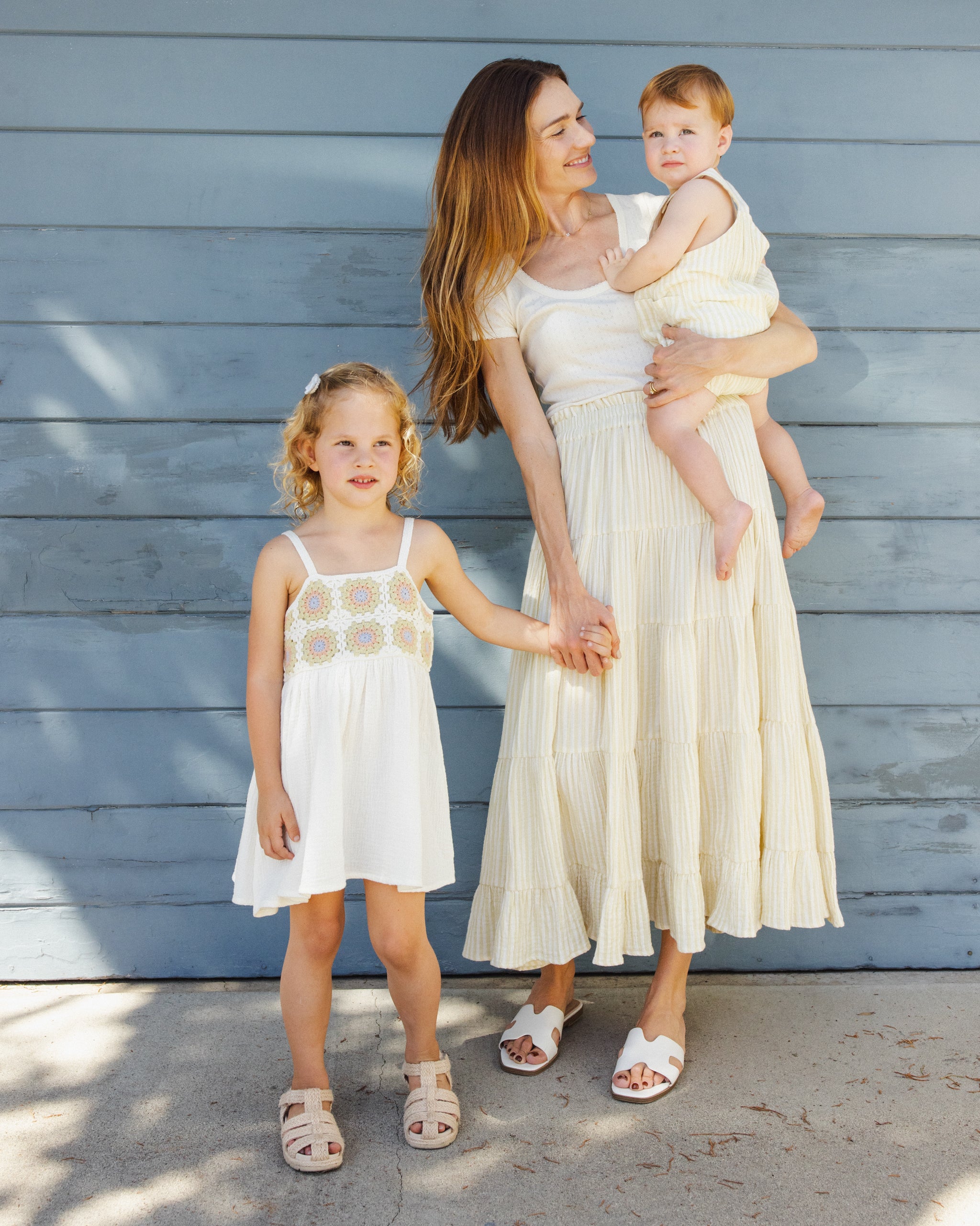 Crochet Sundress || Citron Daisy Check