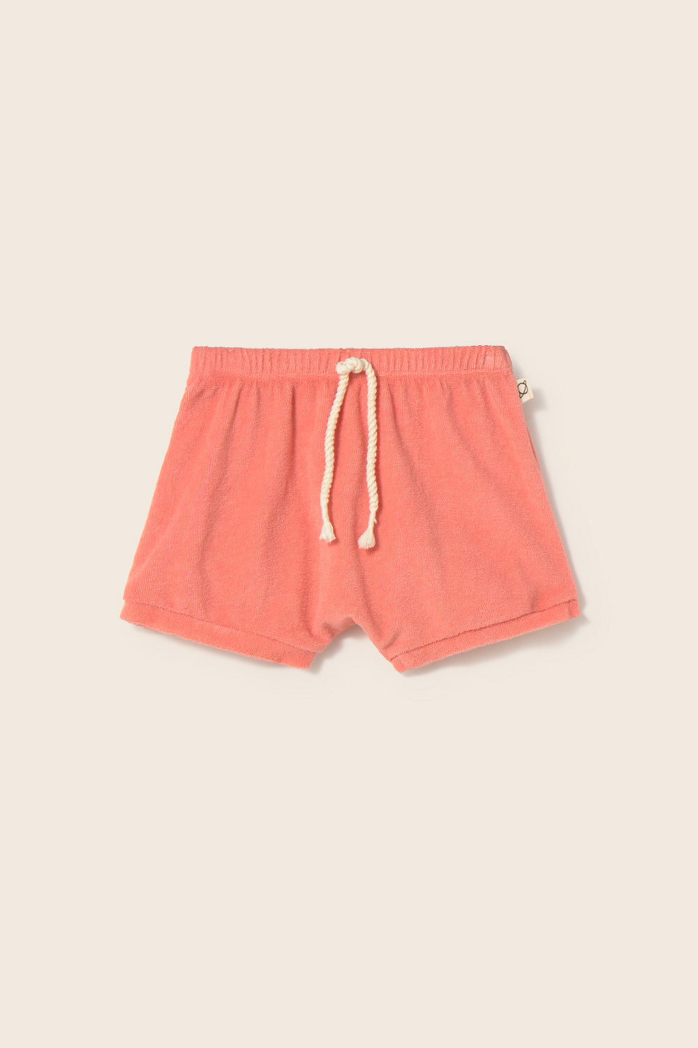 Rowan Soft Terry Cloth Baby Shorts - Rose
