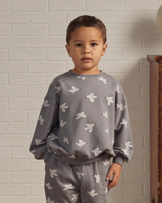 RELAXED SWEATSHIRT || BIRDS