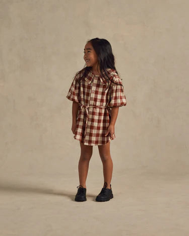 OLIVE DRESS || RUBY PLAID
