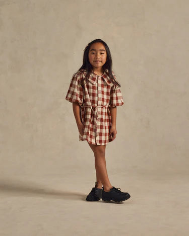 OLIVE DRESS || RUBY PLAID