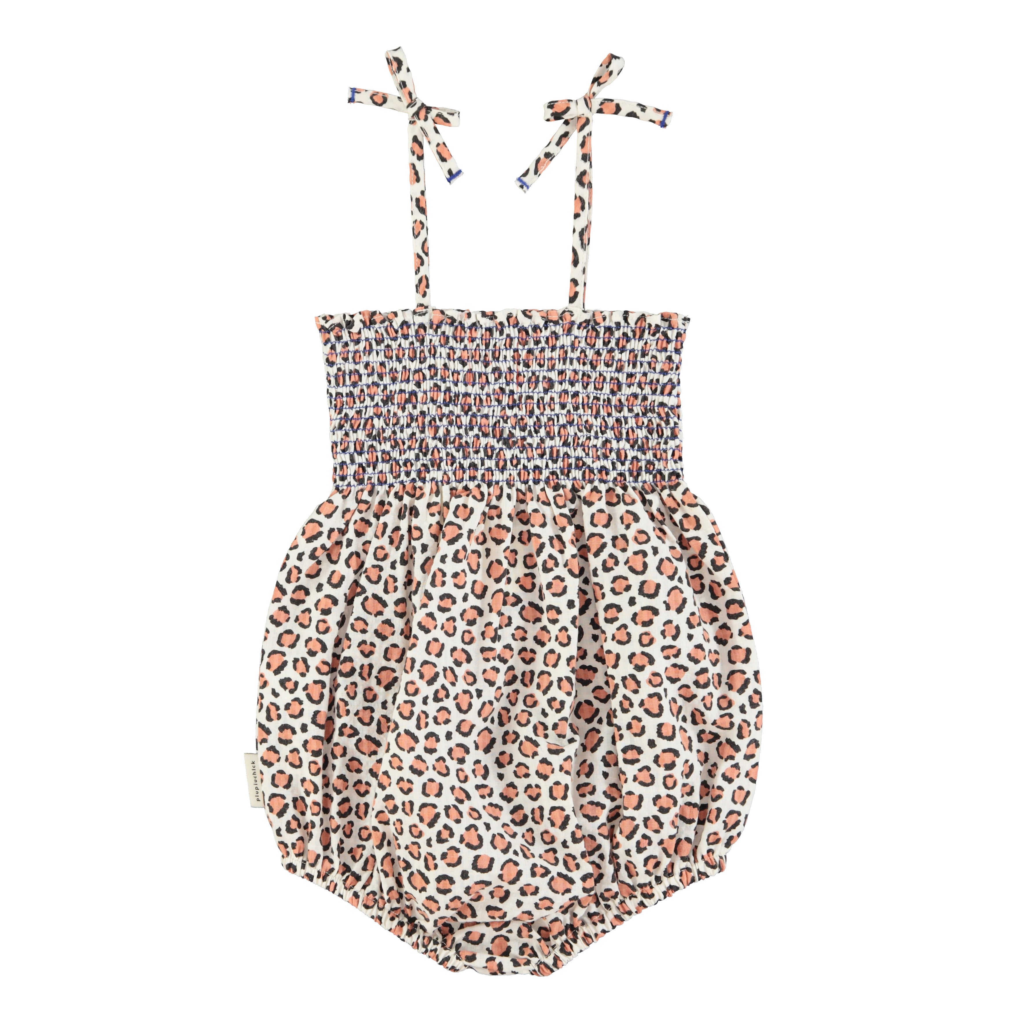 Baby Romper | Ecru Animal Print