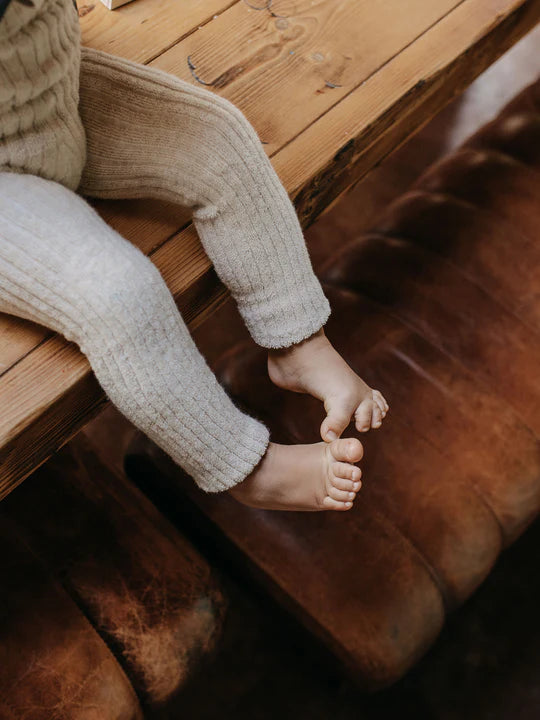 Granny Teddy Footless Cotton Tights (GOTS)