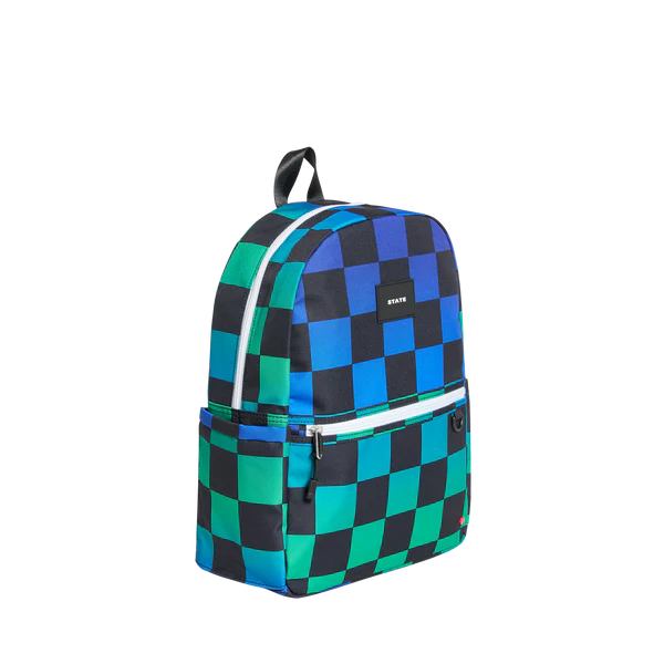 Kane Backpack - Blue Checkerboard