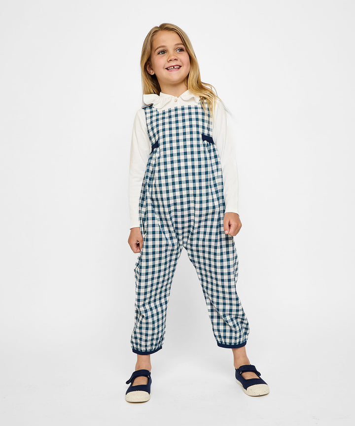 Scout Overall - Blue Picnic Check