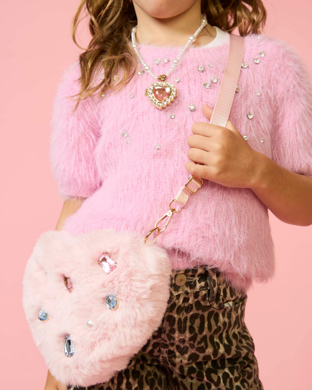 Cotton Candy Heart Bag