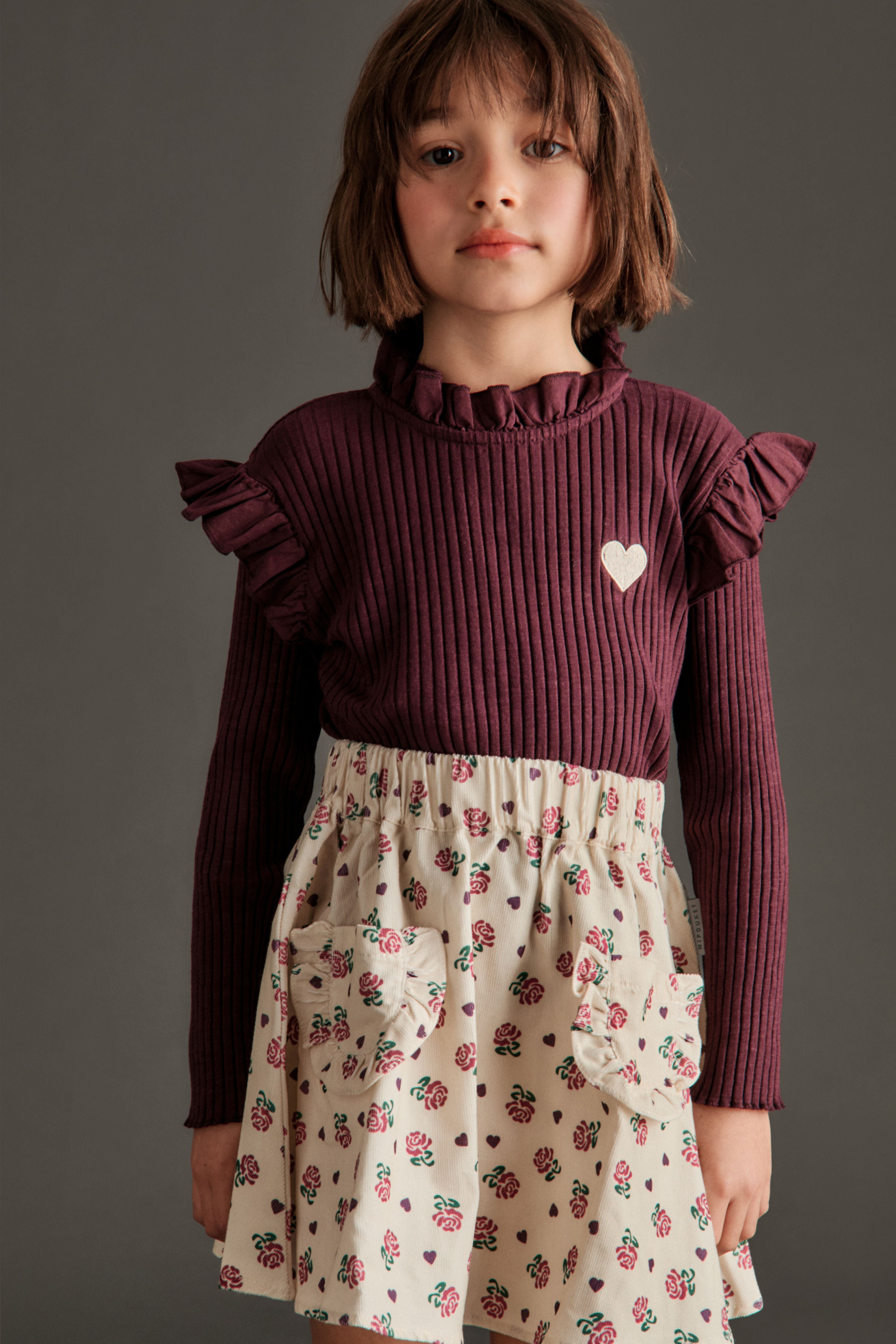 Charlotte Flammé T-Shirt - Aubergine