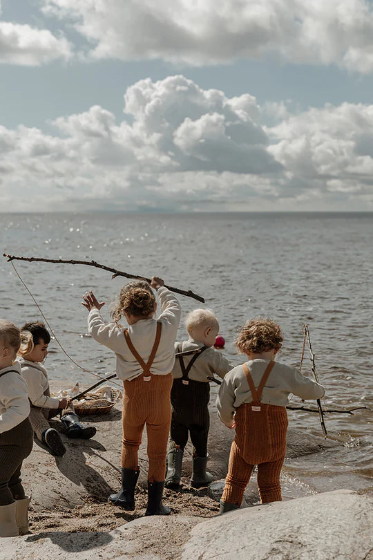 Granny Teddy Footless Cotton Tights (GOTS)