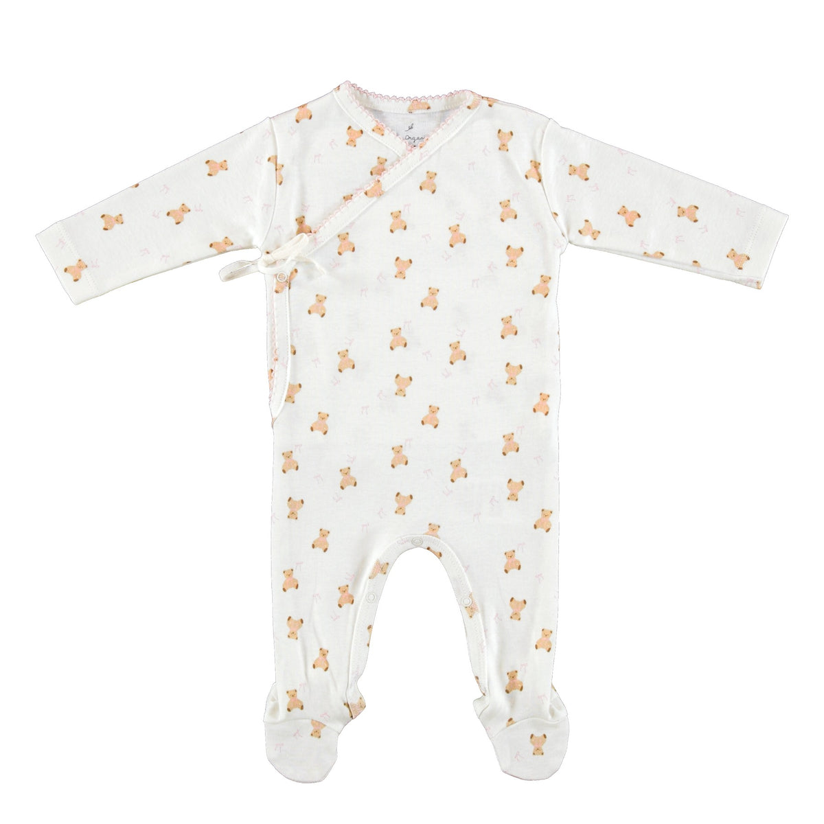 Ted Wrap Overall - Teddy Pink