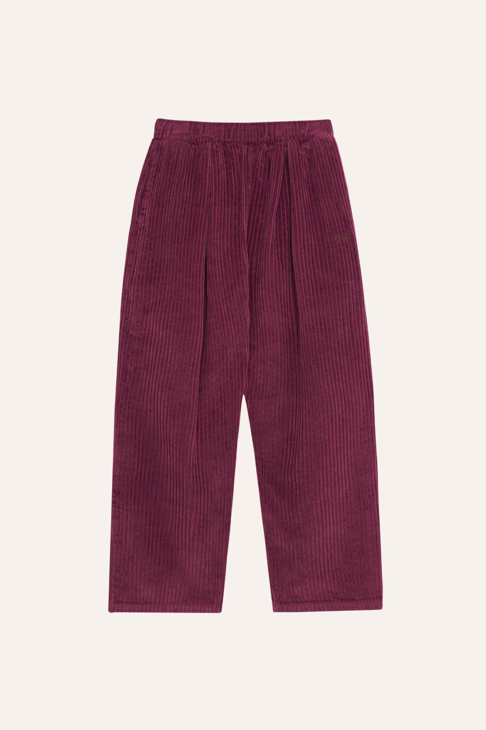 Corduroy Trousers - Burgundy