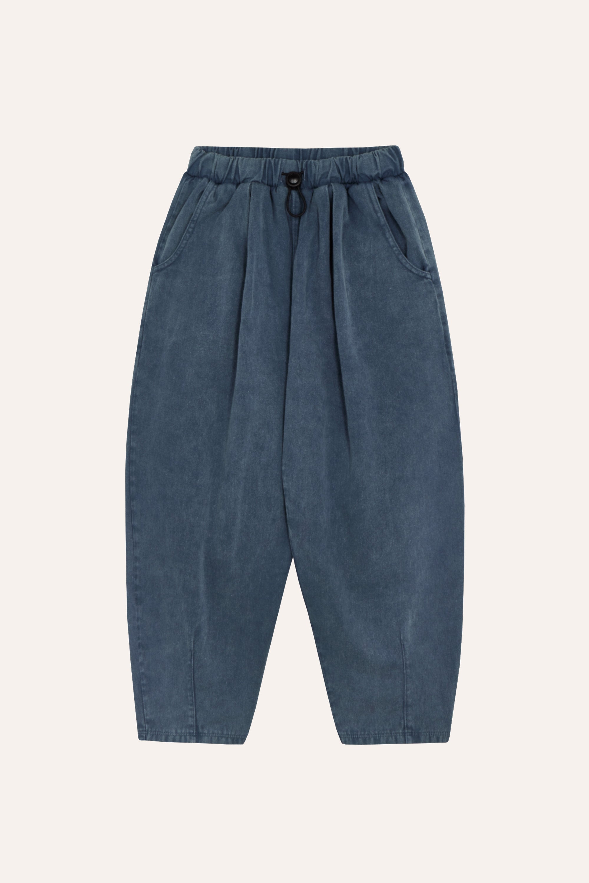 Blue Washed Trousers - Blue