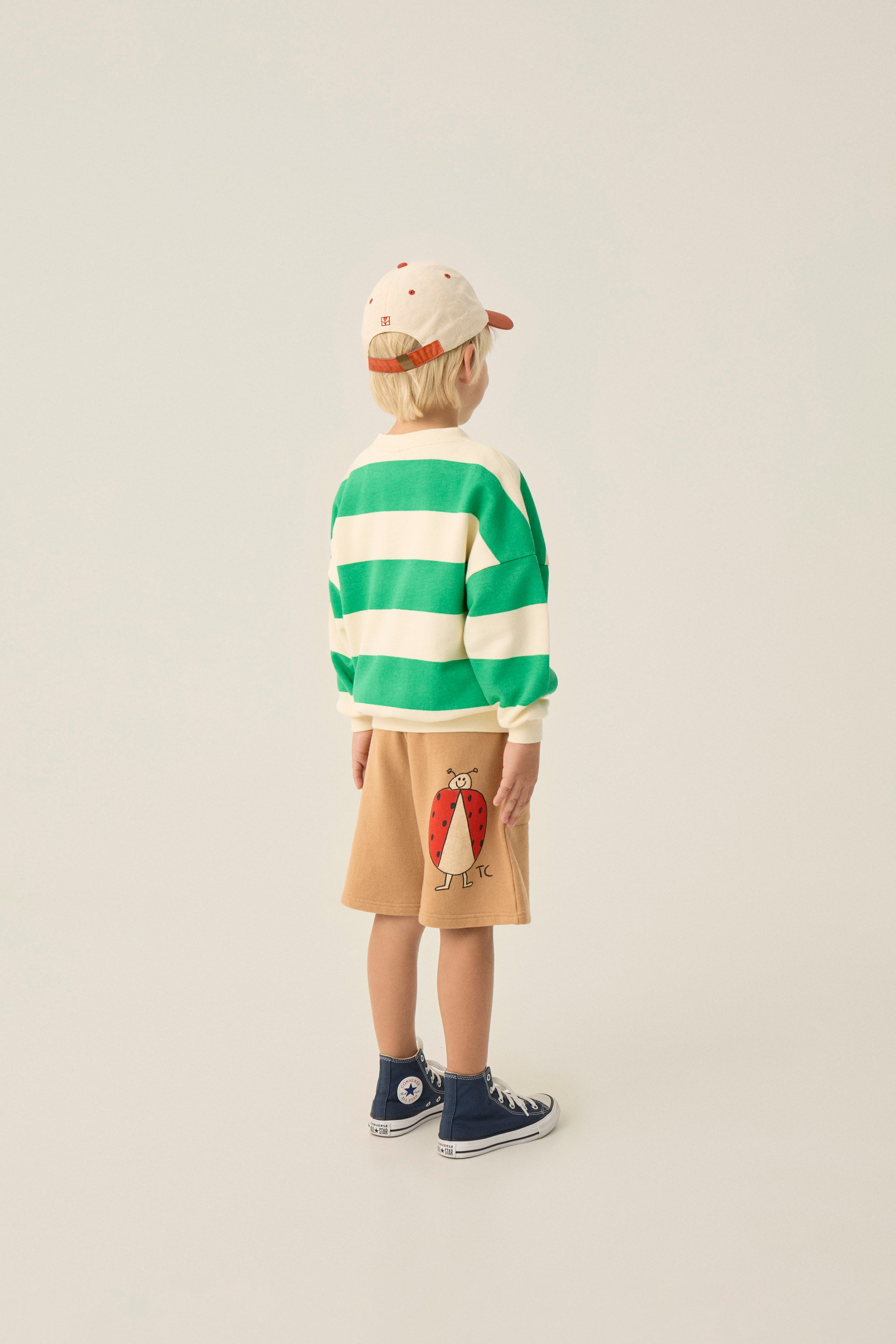 Green Stripes Sweatshirt - Green