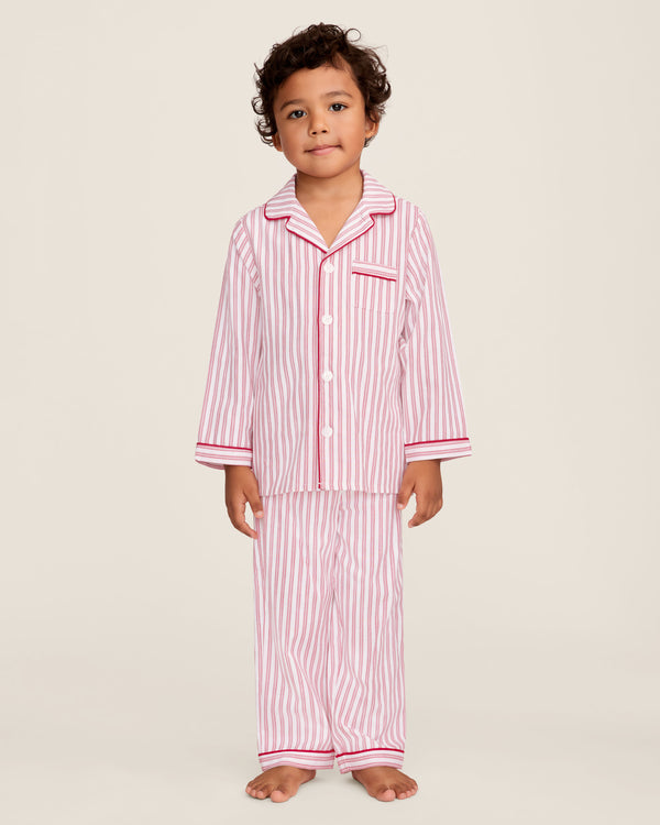 Antique Red Ticking Pajama Set