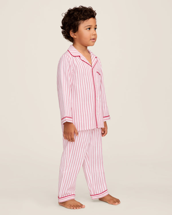 Antique Red Ticking Pajama Set