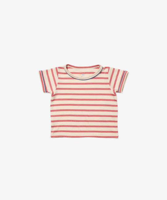 Willie Baby T-Shirt - Nautical Red Stripe