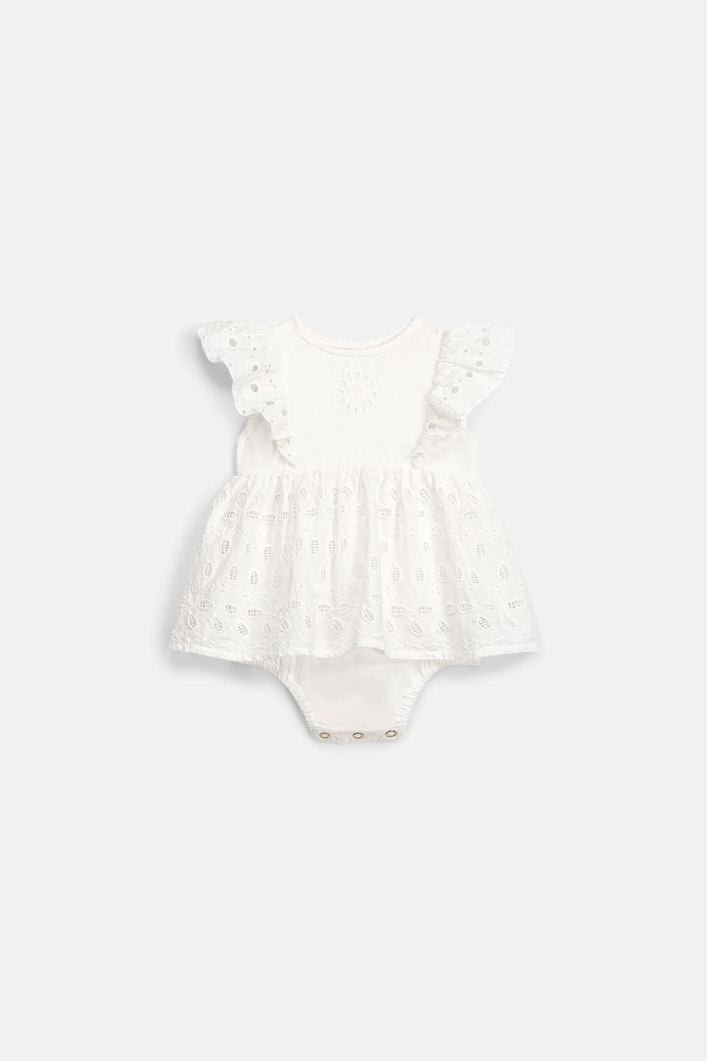 Rompers Lenali - Off White Schiffli