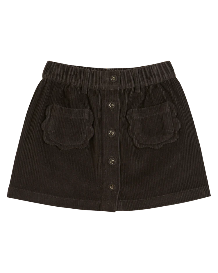 BLACK VELVET SKIRT