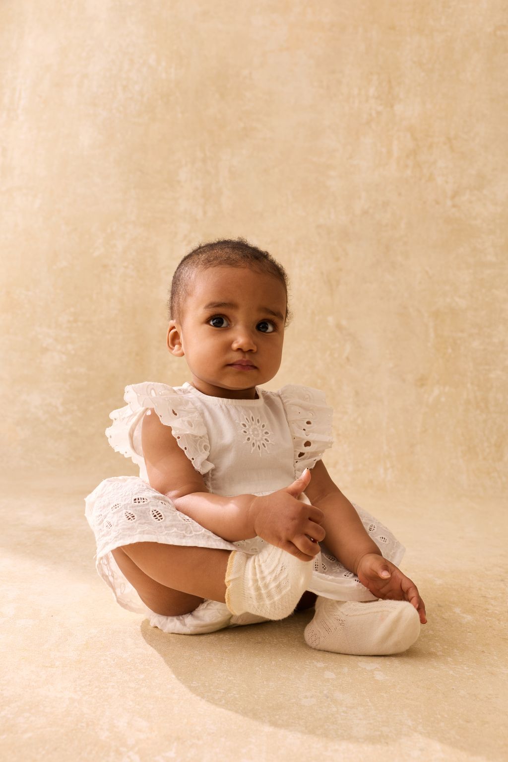 Rompers Lenali - Off White Schiffli