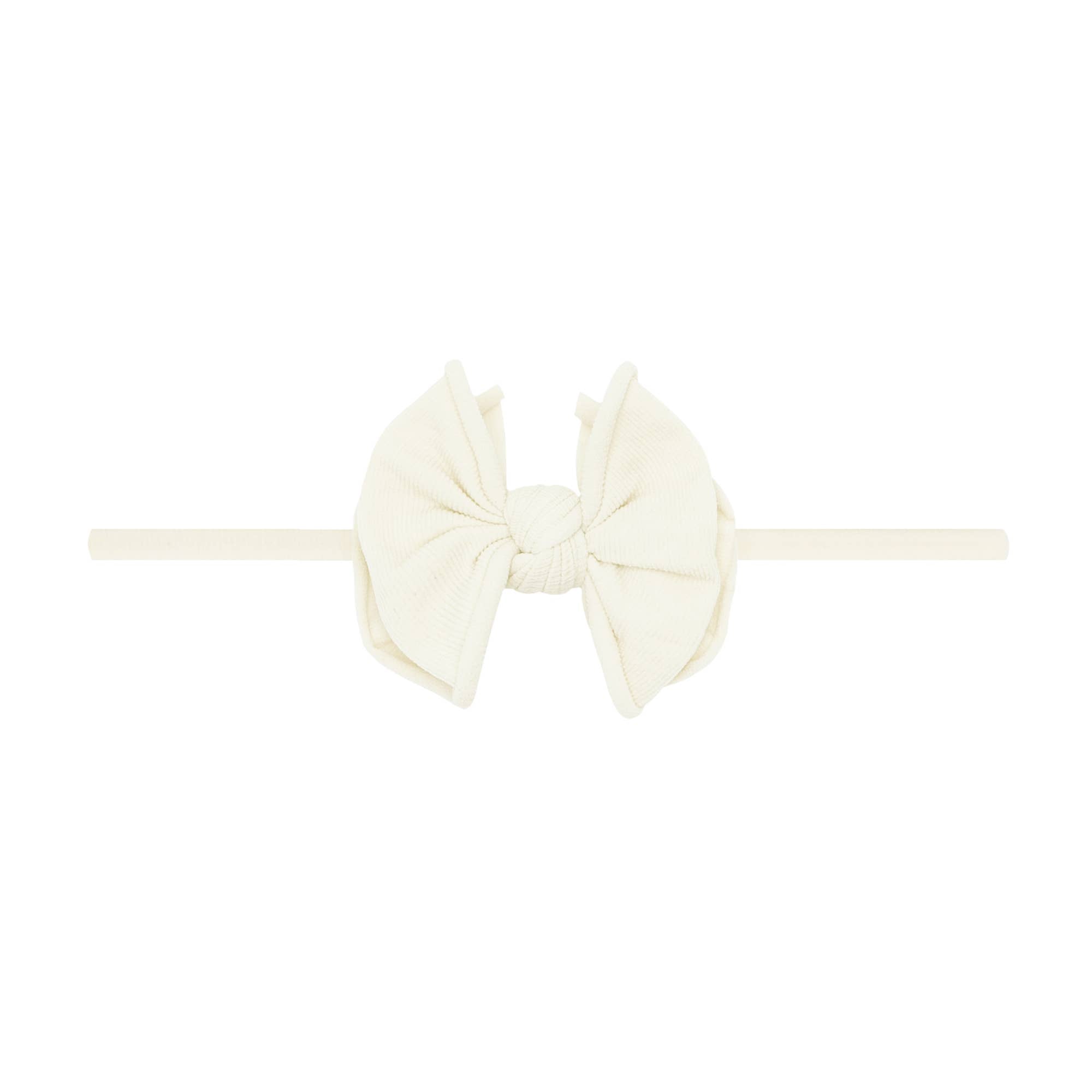 Baby Bling® Baby FAB® Skinny Soft Nylon Bow Headband: Cherry Red