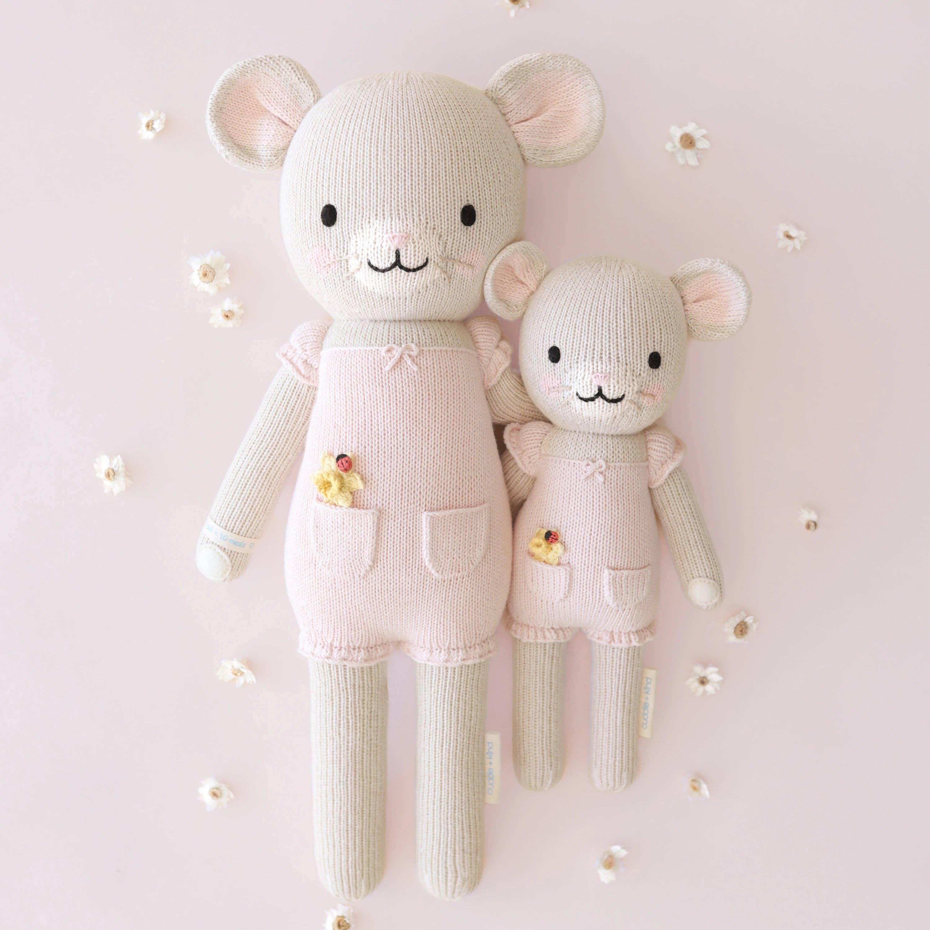 Beatrice the mouse (blush): Little - 13"