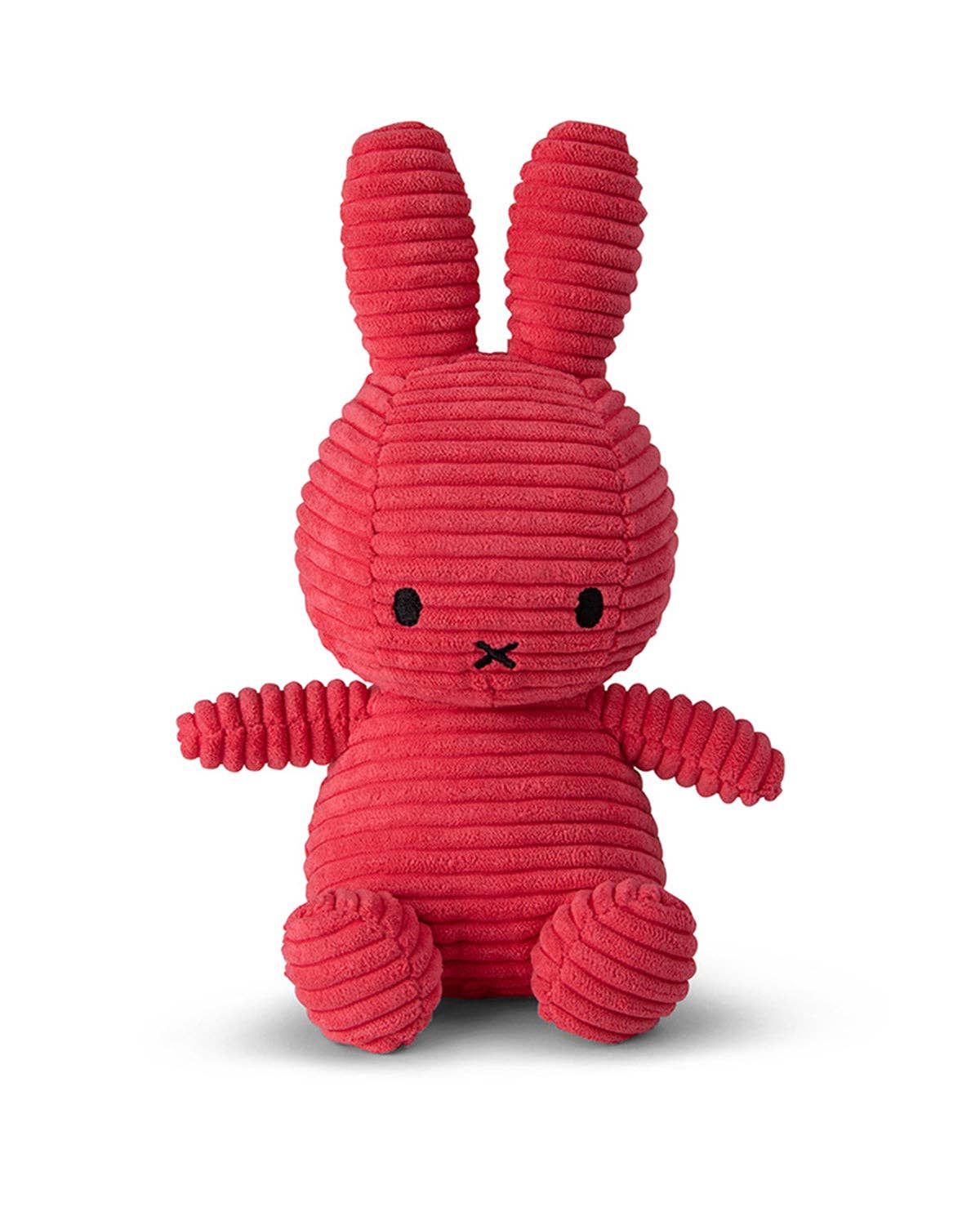 Bon Ton Toys x Miffy Sitting Corduroy: Fuchsia Pink / 9"